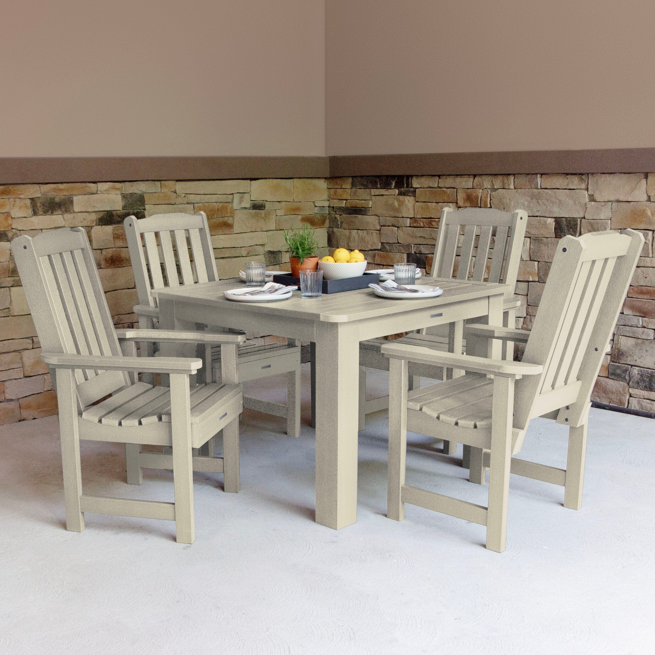 Lehigh 5pc Square Dining Set 42in x 42in - Dining Height - Image 12