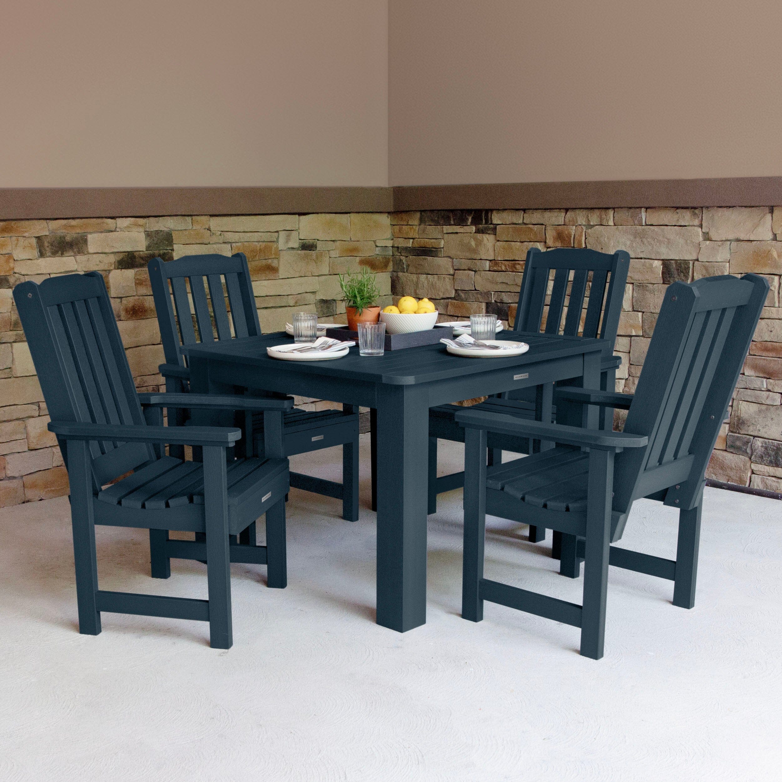 Lehigh 5pc Square Dining Set 42in x 42in - Dining Height - Image 14