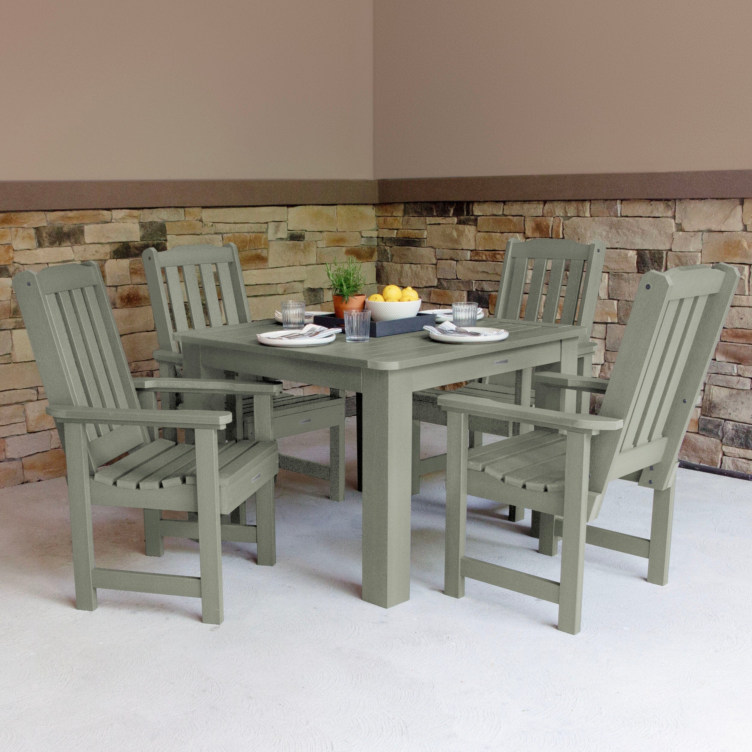 Lehigh 5pc Square Dining Set 42in x 42in - Dining Height - Image 18