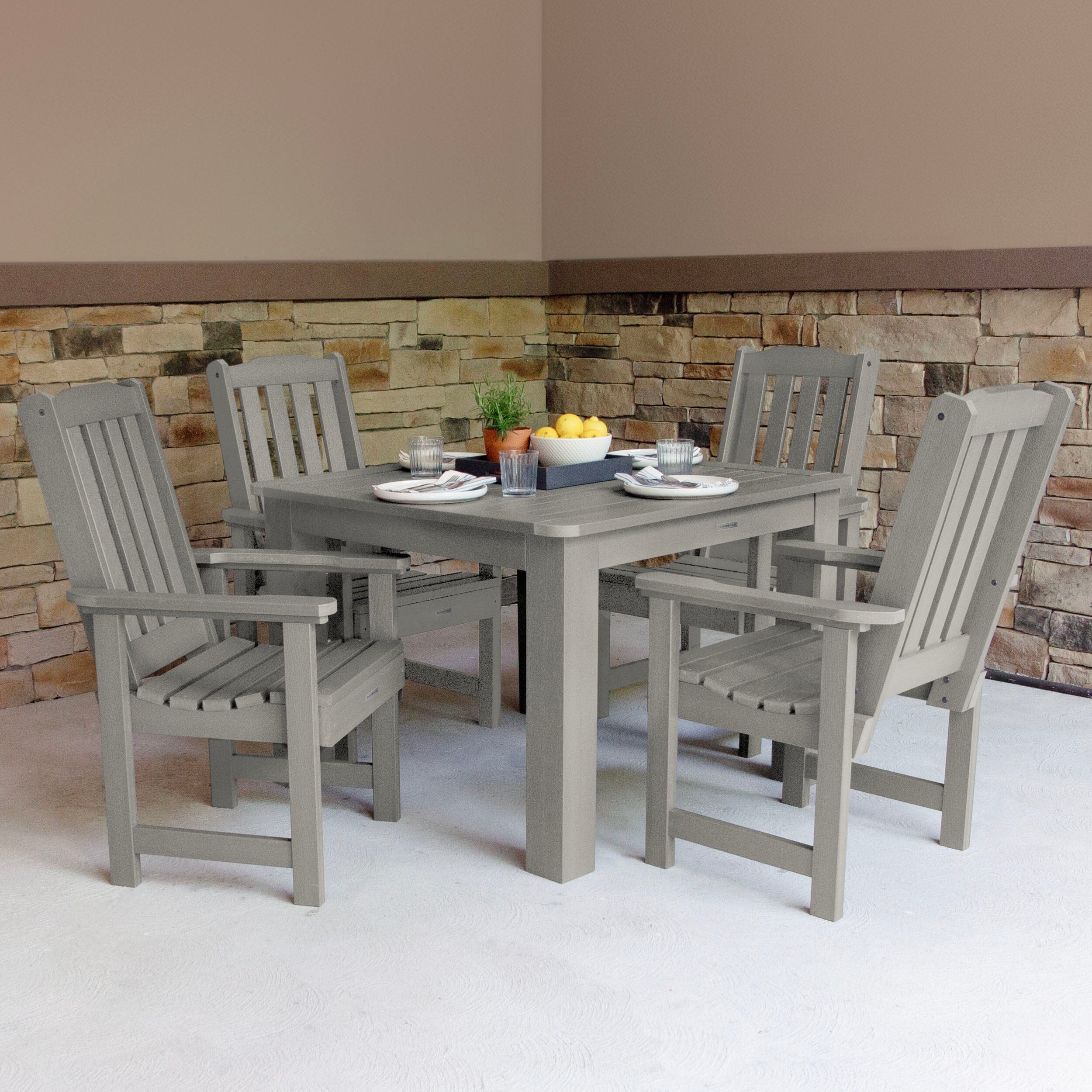 Lehigh 5pc Square Dining Set 42in x 42in - Dining Height - Image 20