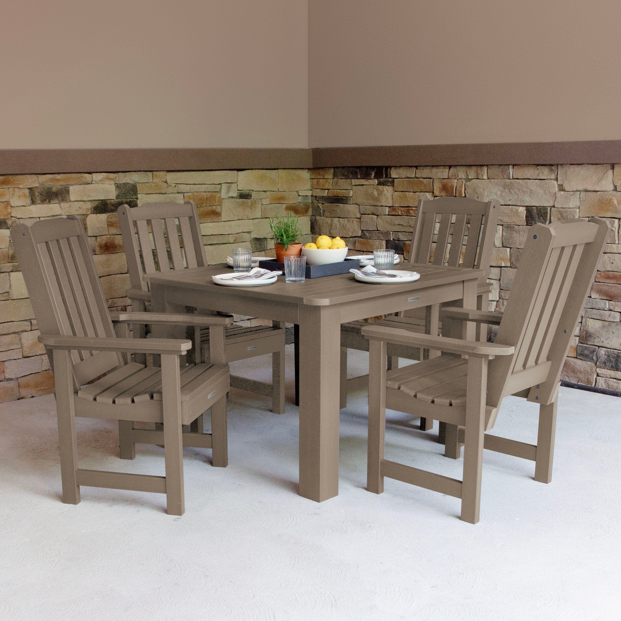Lehigh 5pc Square Dining Set 42in x 42in - Dining Height - Image 22