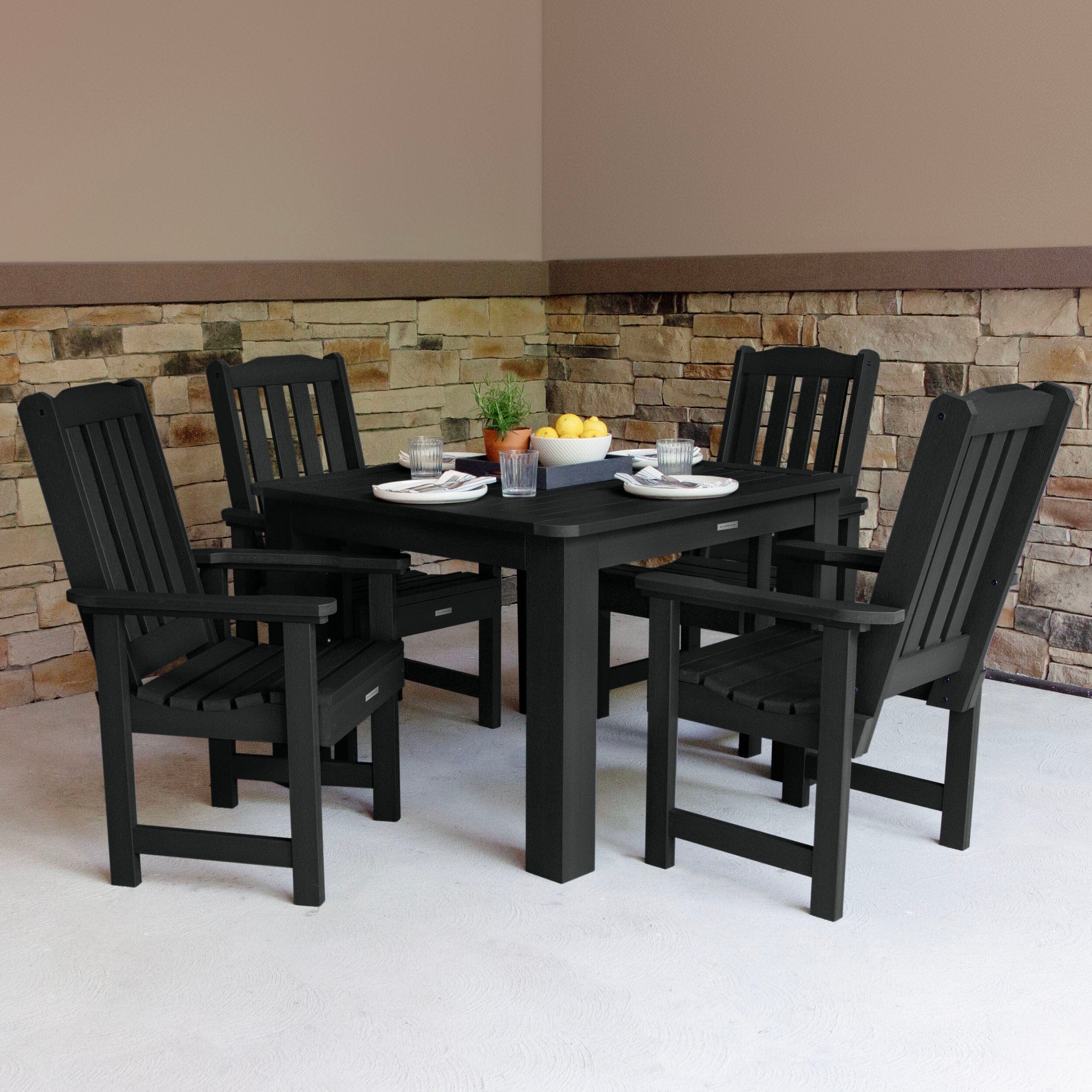 Lehigh 5pc Square Dining Set 42in x 42in - Dining Height - Image 6