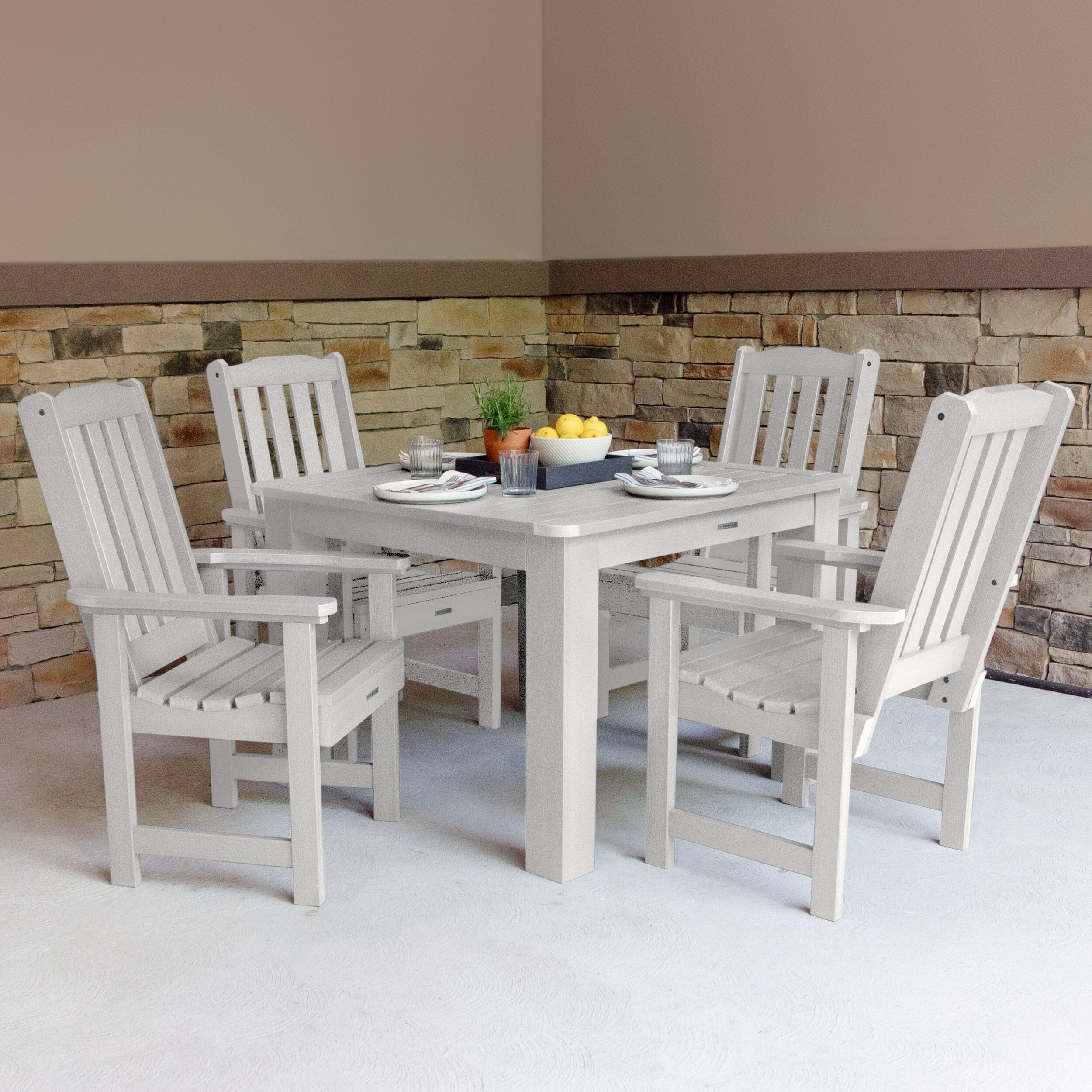 Lehigh 5pc Square Dining Set 42in x 42in - Dining Height - Image 8