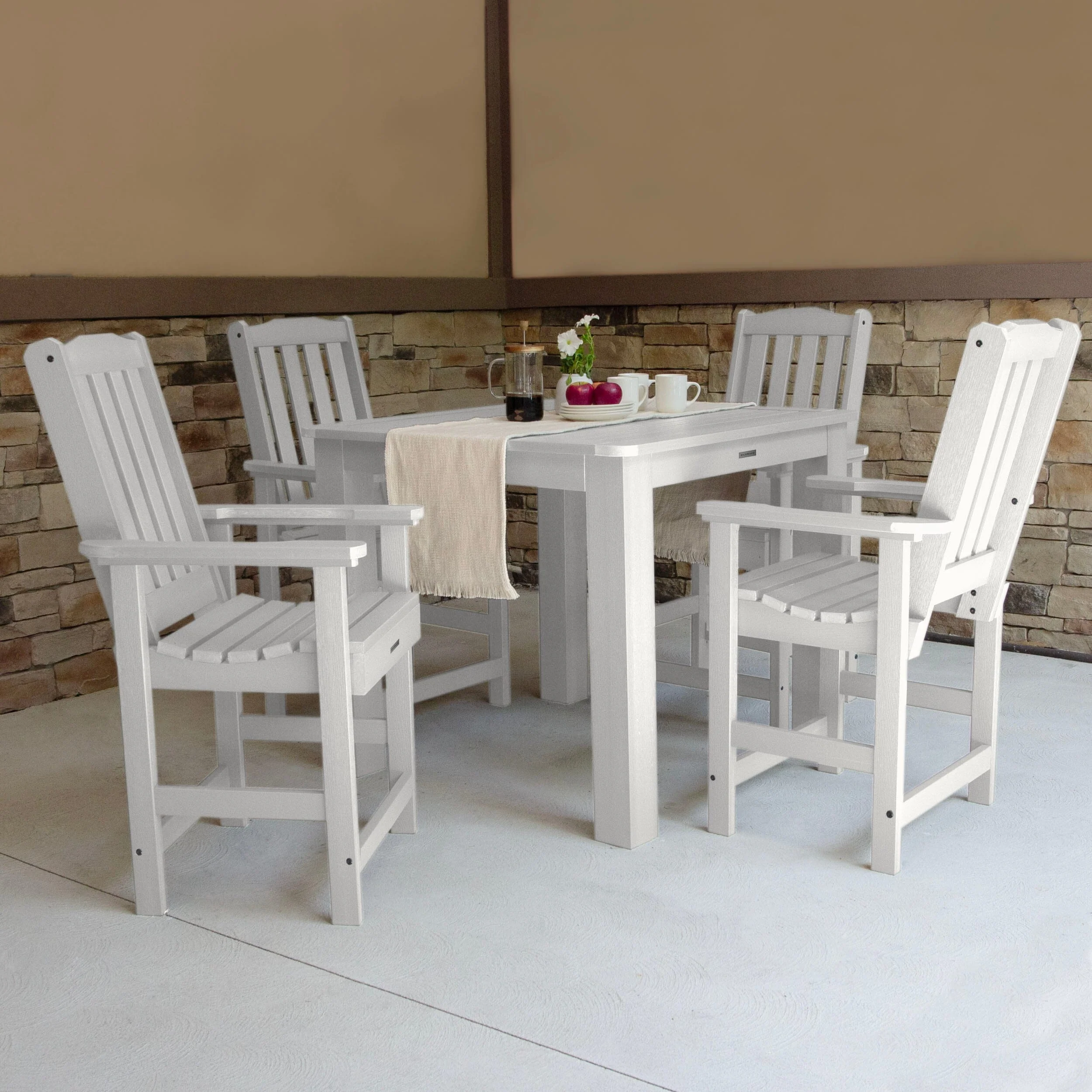 Lehigh 5pc Square Dining Set 42in x 42in - Counter Height - Image 10