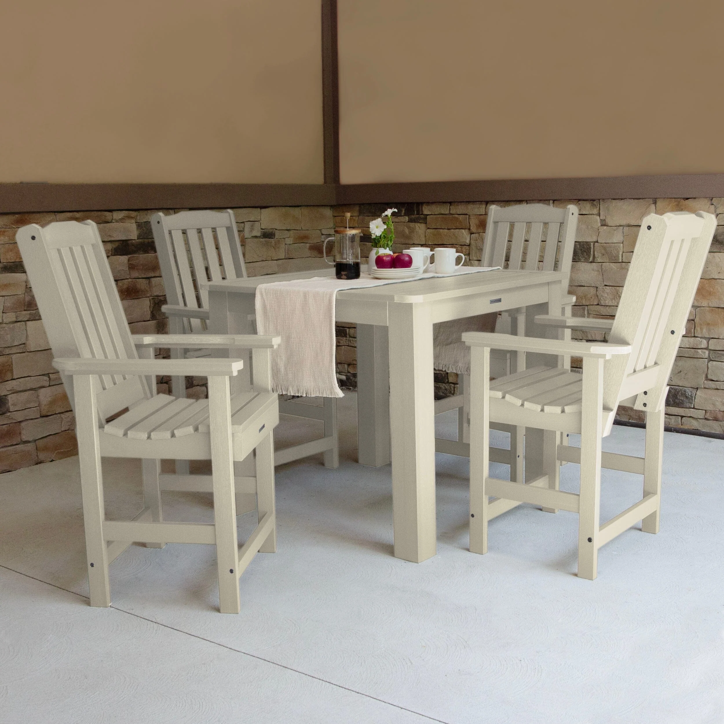 Lehigh 5pc Square Dining Set 42in x 42in - Counter Height - Image 12