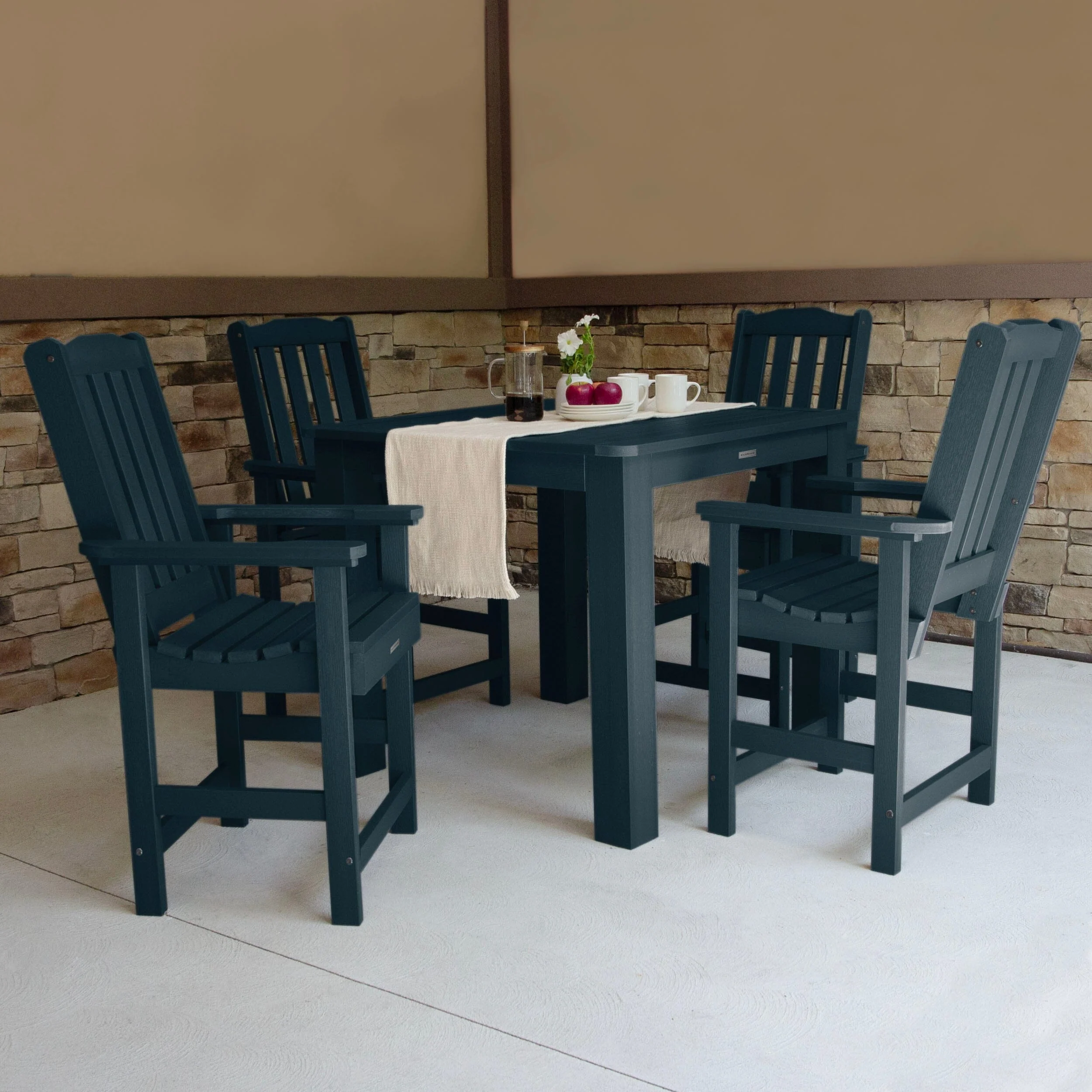 Lehigh 5pc Square Dining Set 42in x 42in - Counter Height - Image 14