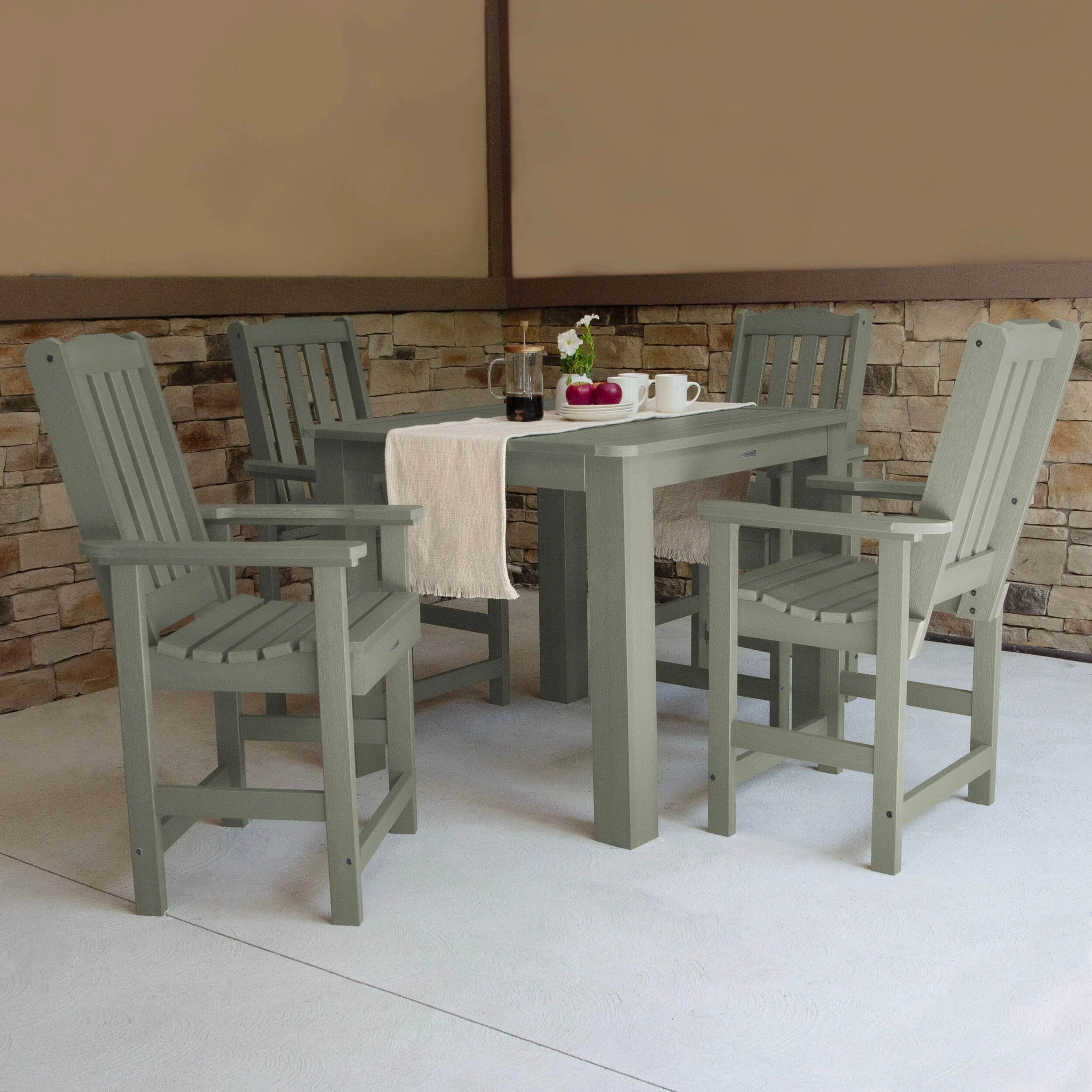 Lehigh 5pc Square Dining Set 42in x 42in - Counter Height - Image 18
