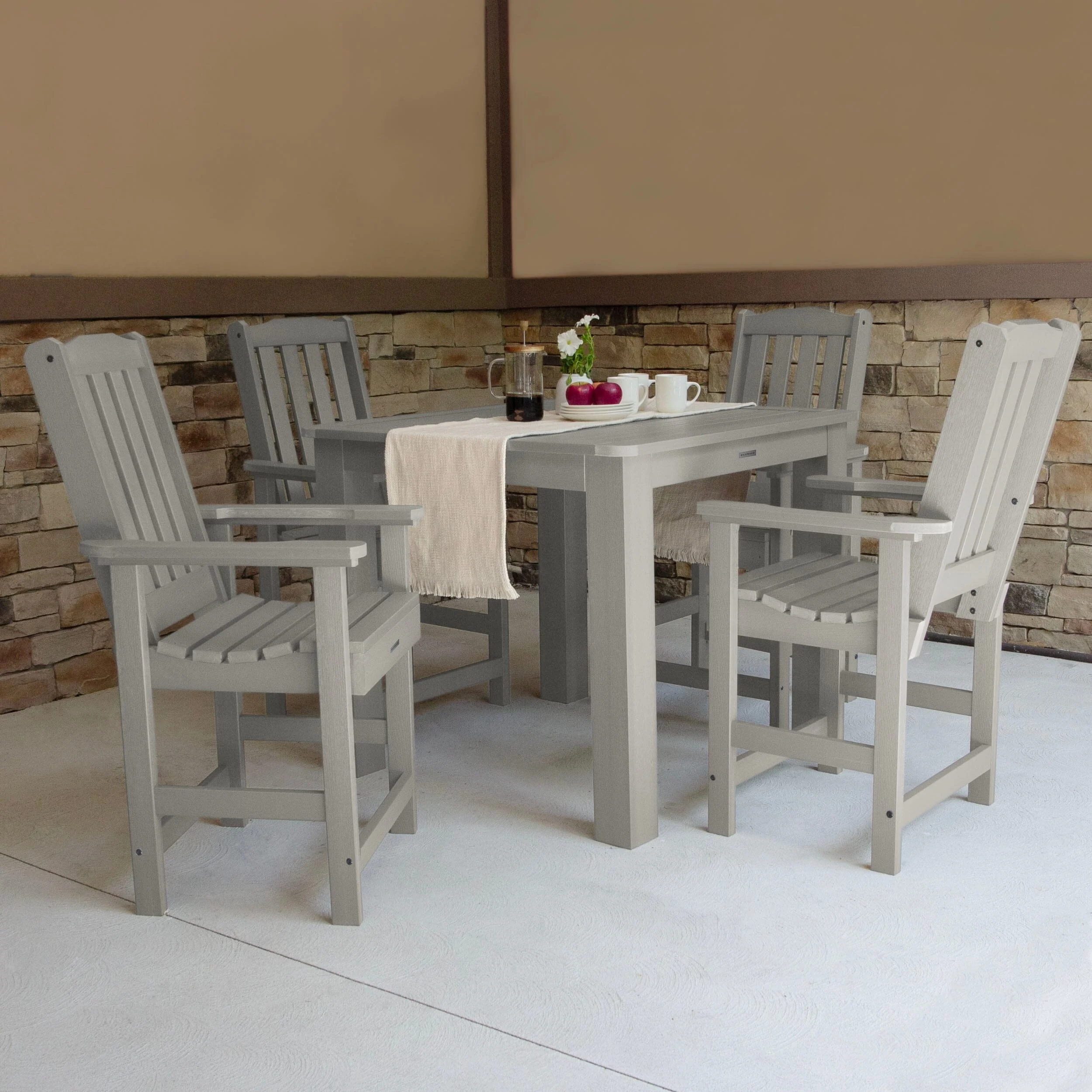 Lehigh 5pc Square Dining Set 42in x 42in - Counter Height - Image 20