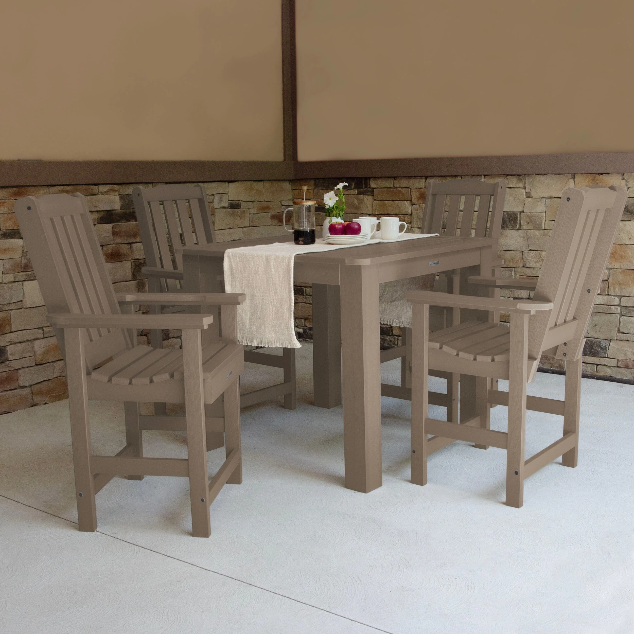 Lehigh 5pc Square Dining Set 42in x 42in - Counter Height - Image 22