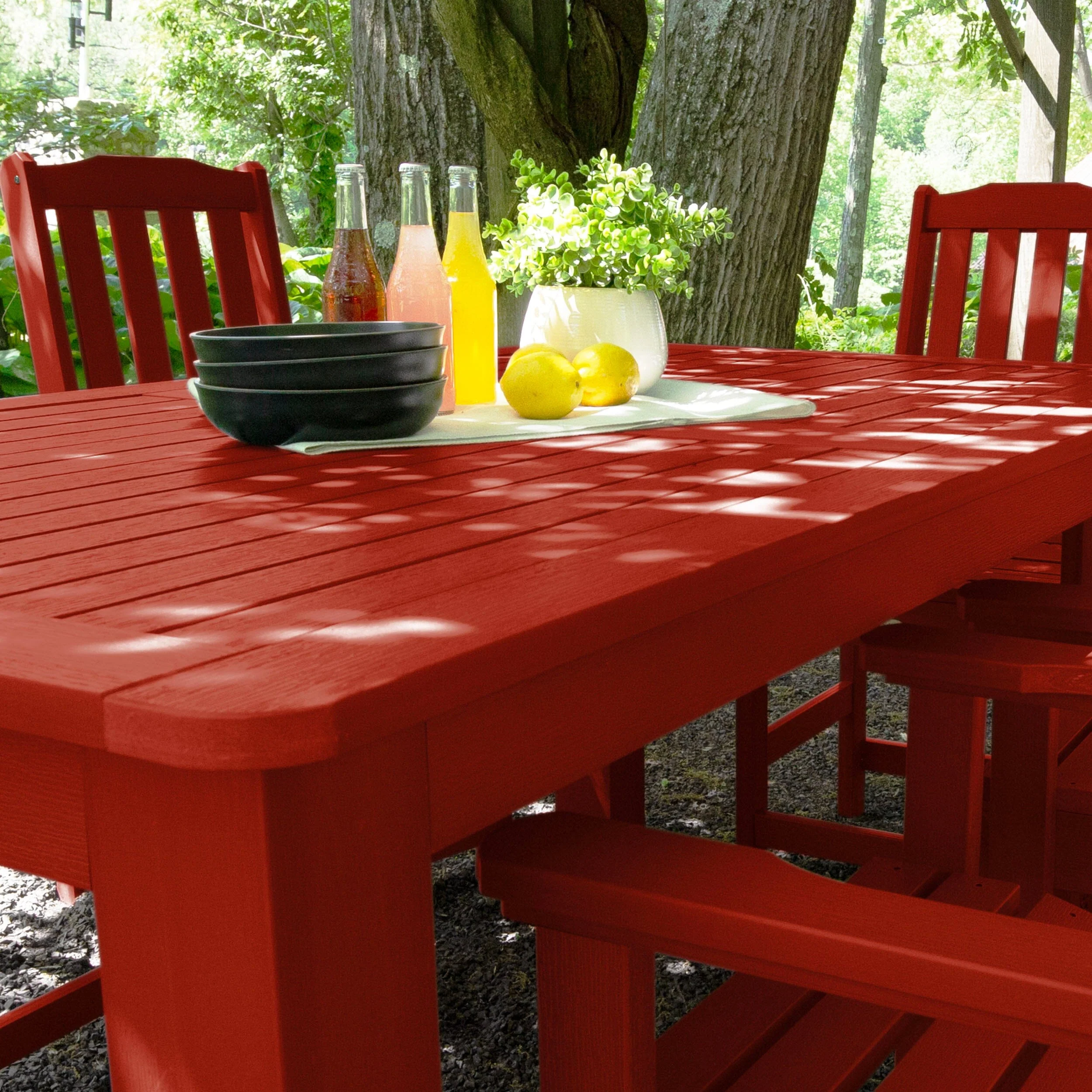 Lehigh 7pc Rectangular Outdoor Dining Set 42in x 72in - Counter Height - Image 24