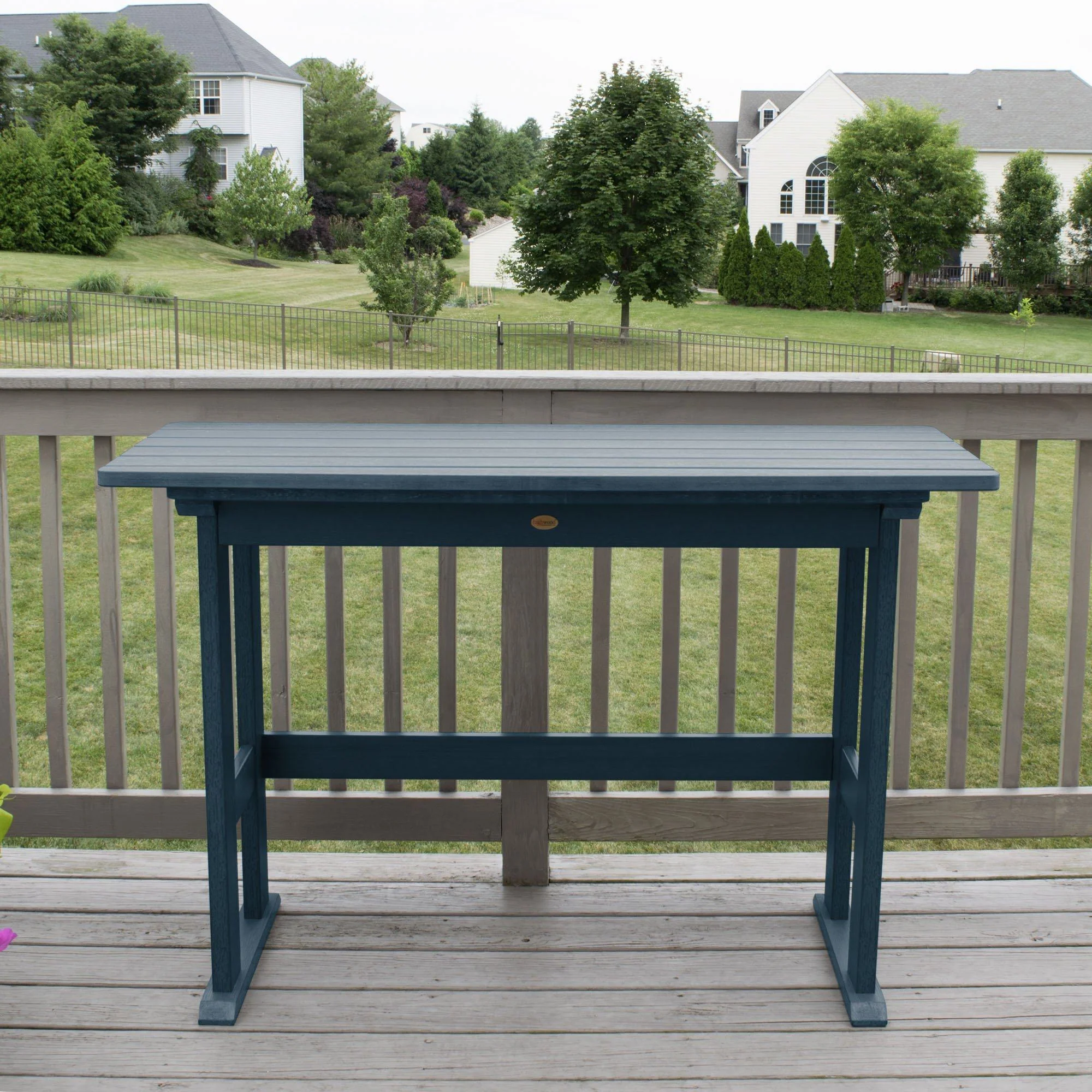 Refurbished Lehigh Counter Height Balcony Table - Image 12