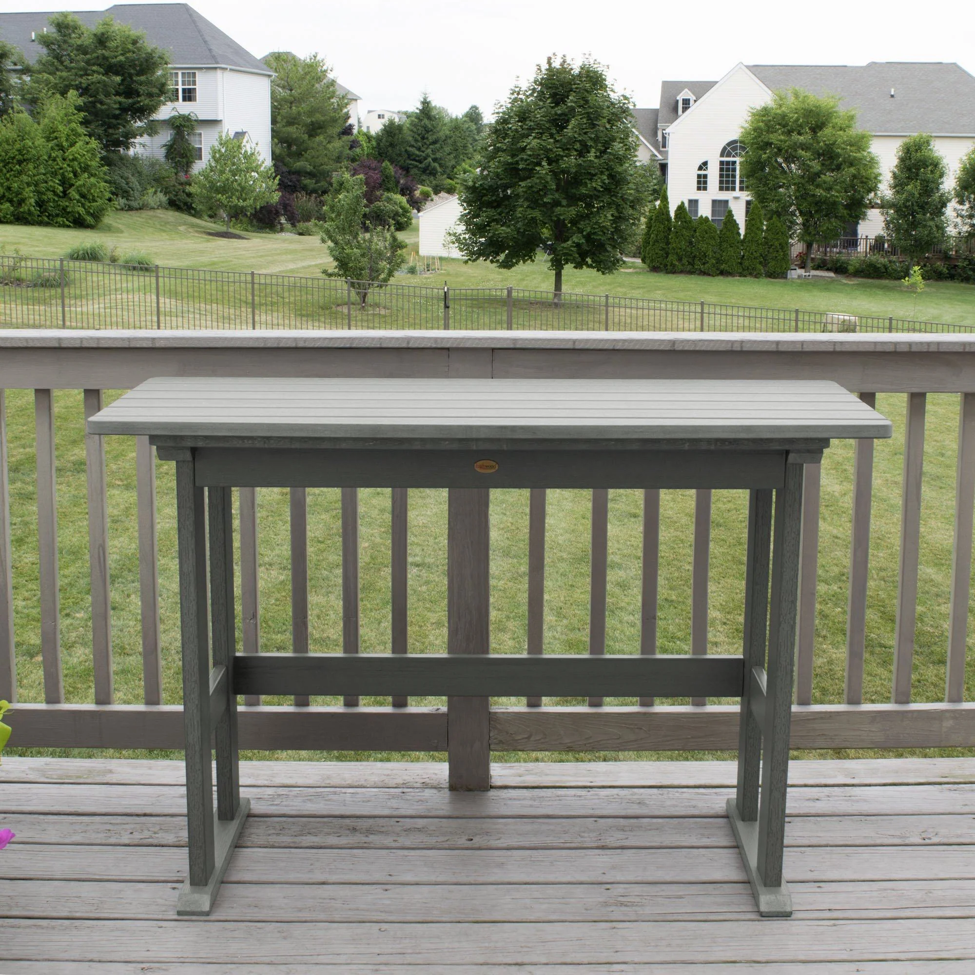 Refurbished Lehigh Counter Height Balcony Table - Image 13