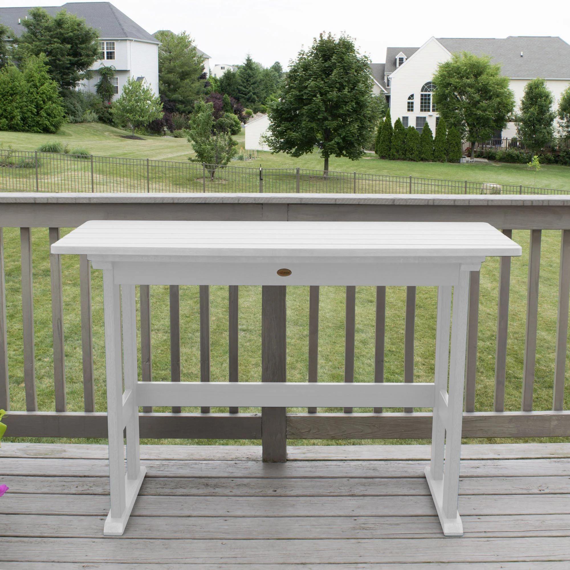 Refurbished Lehigh Counter Height Balcony Table - Image 16