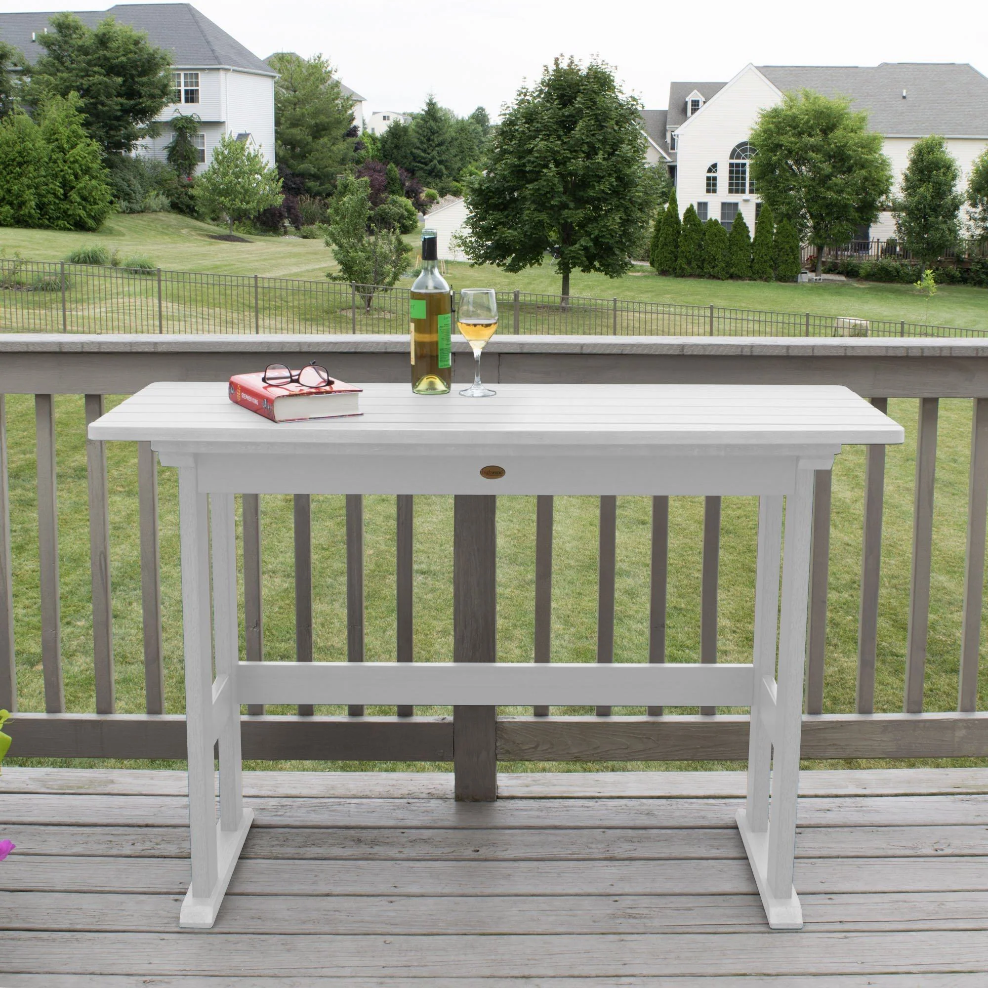 Refurbished Lehigh Counter Height Balcony Table - Image 17