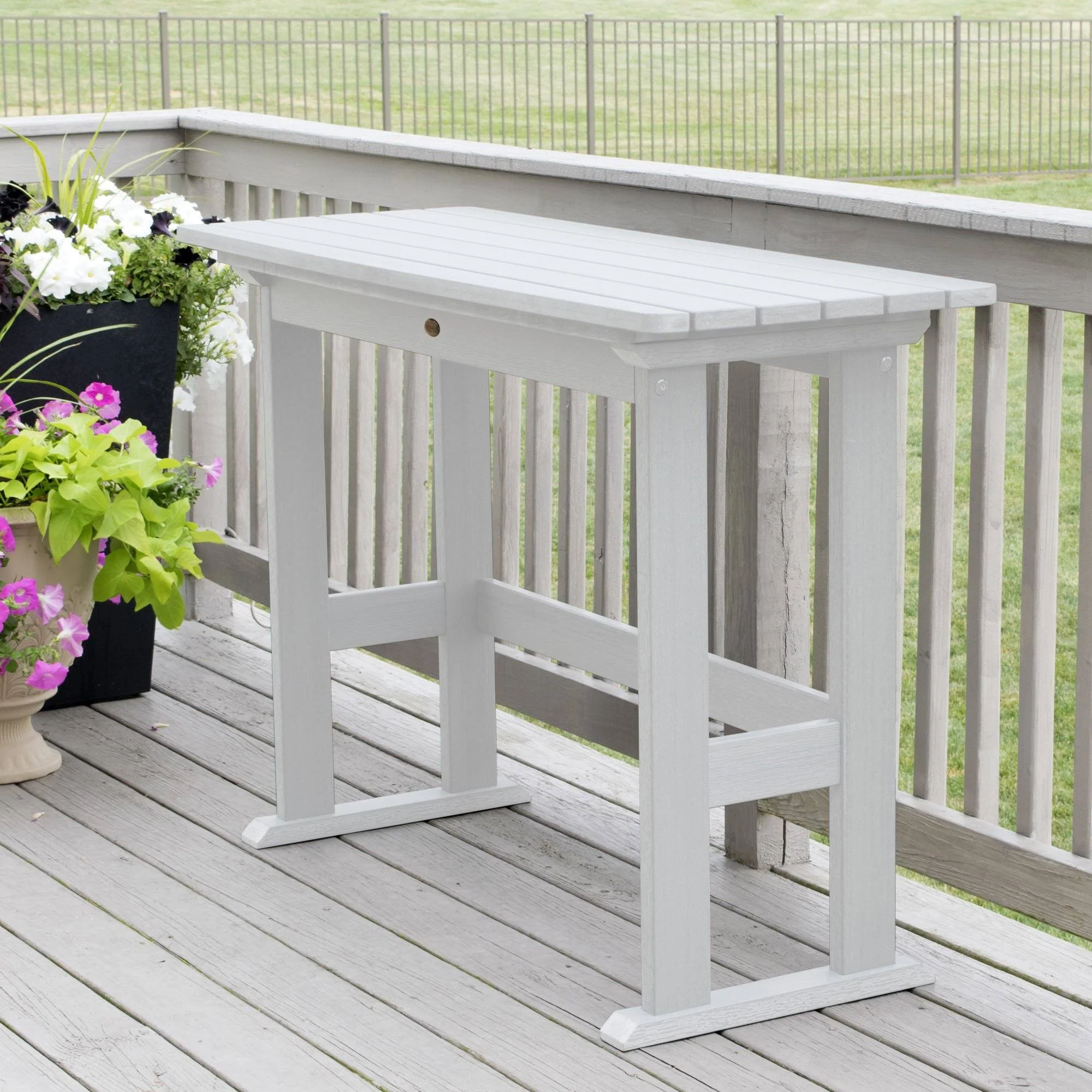 Refurbished Lehigh Counter Height Balcony Table - Image 18