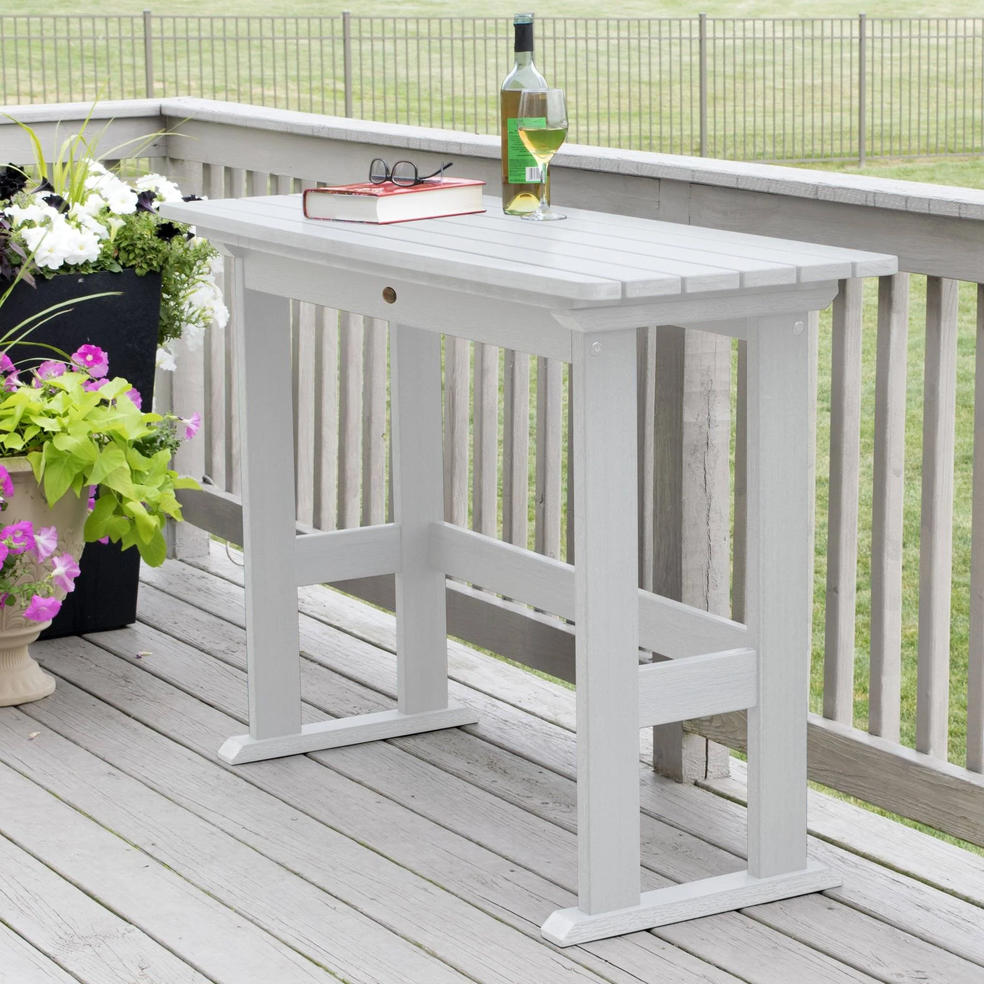 Refurbished Lehigh Counter Height Balcony Table - Image 19