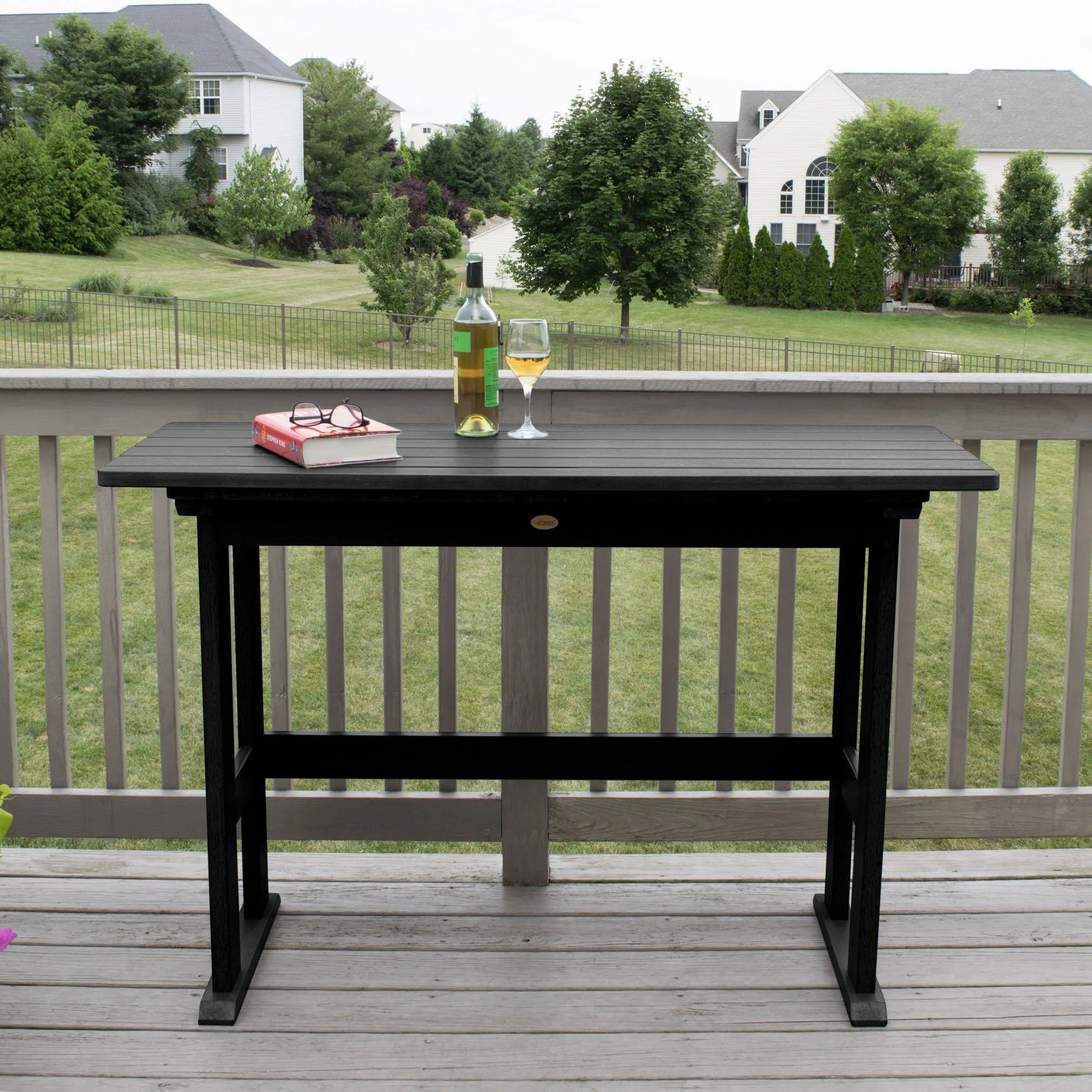 Refurbished Lehigh Counter Height Balcony Table - Image 3