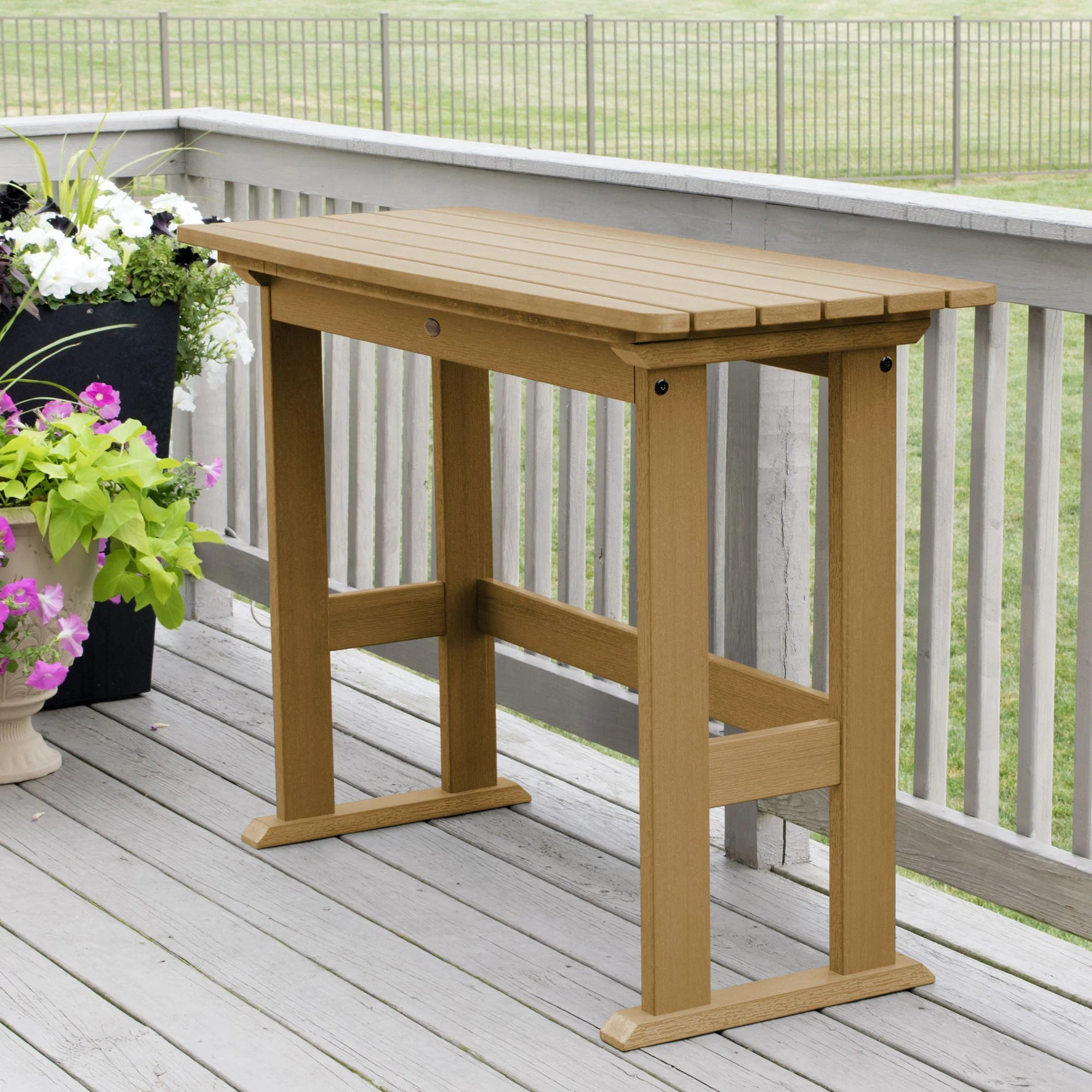 Refurbished Lehigh Counter Height Balcony Table - Image 34