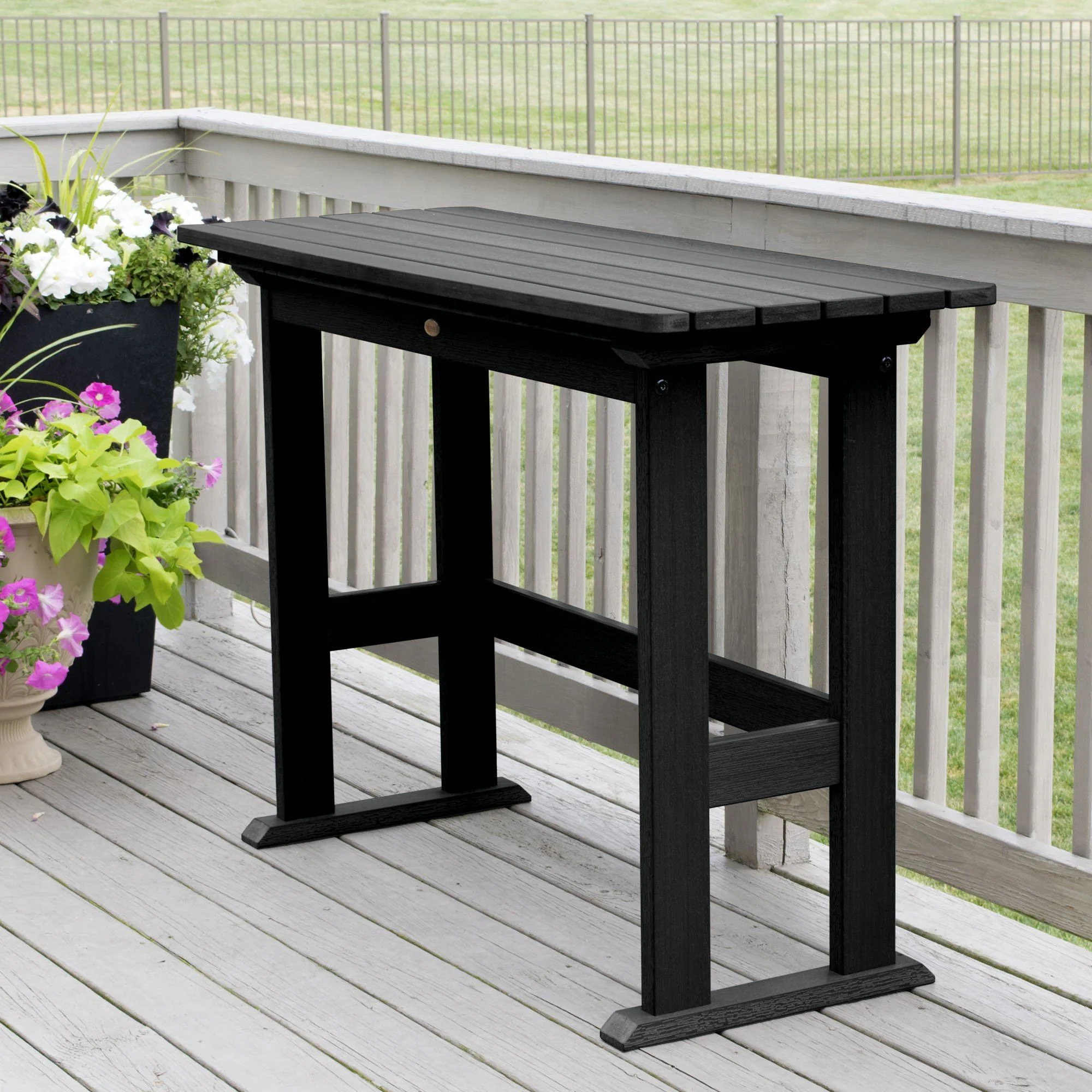 Refurbished Lehigh Counter Height Balcony Table - Image 4