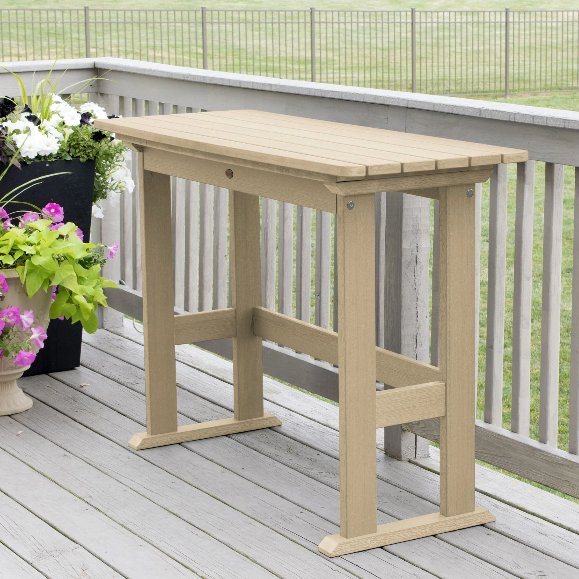 Refurbished Lehigh Counter Height Balcony Table - Image 42