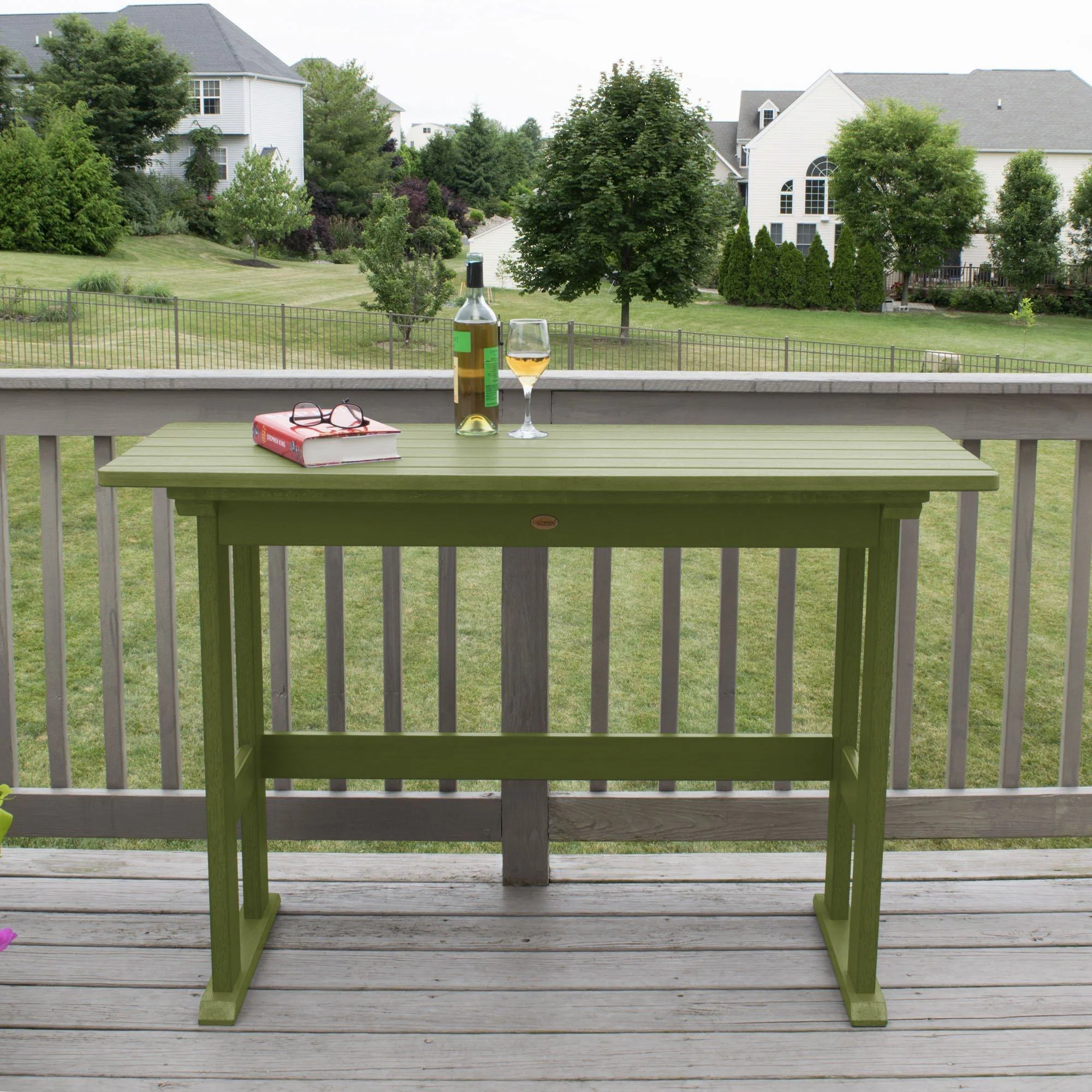 Refurbished Lehigh Counter Height Balcony Table - Image 49