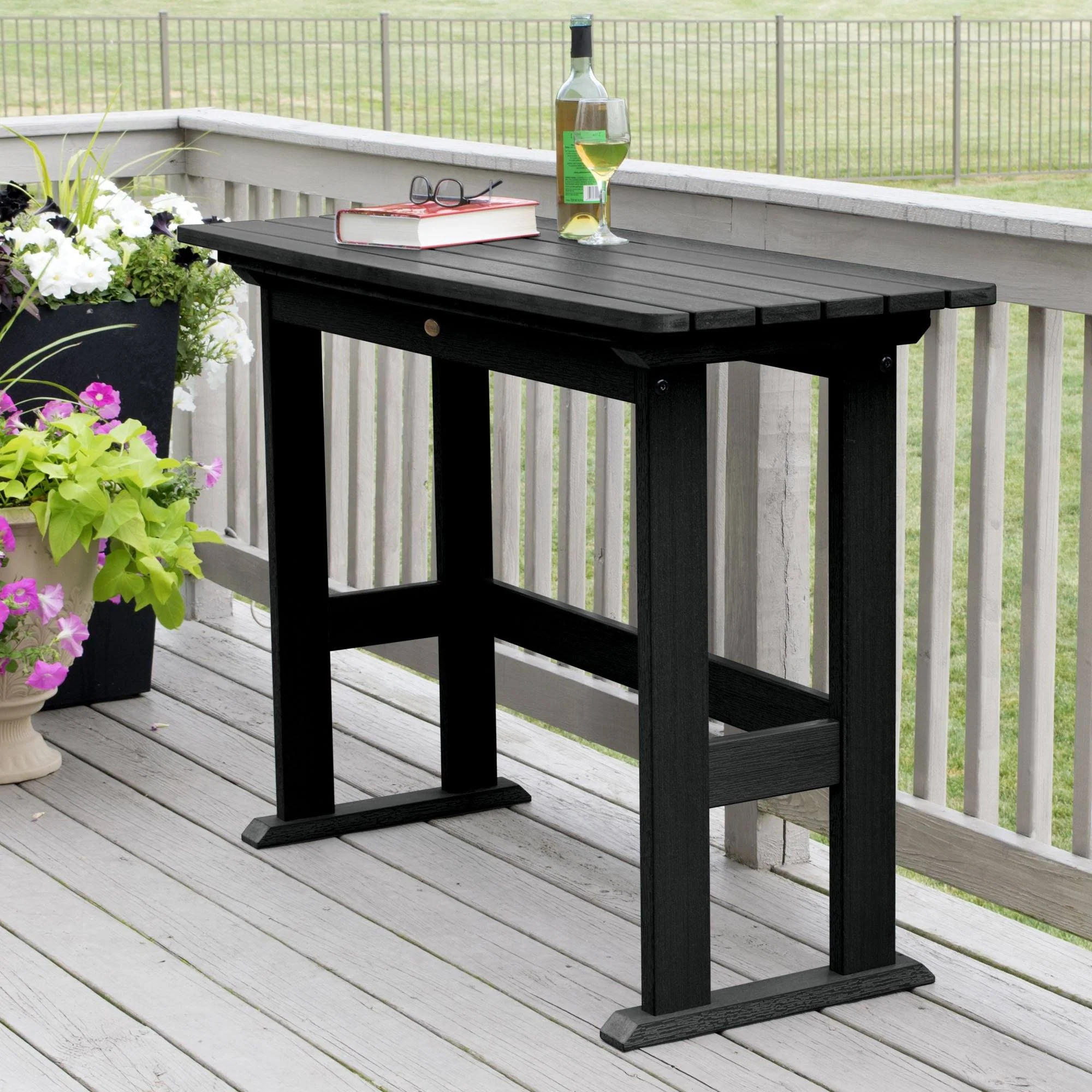 Refurbished Lehigh Counter Height Balcony Table - Image 5