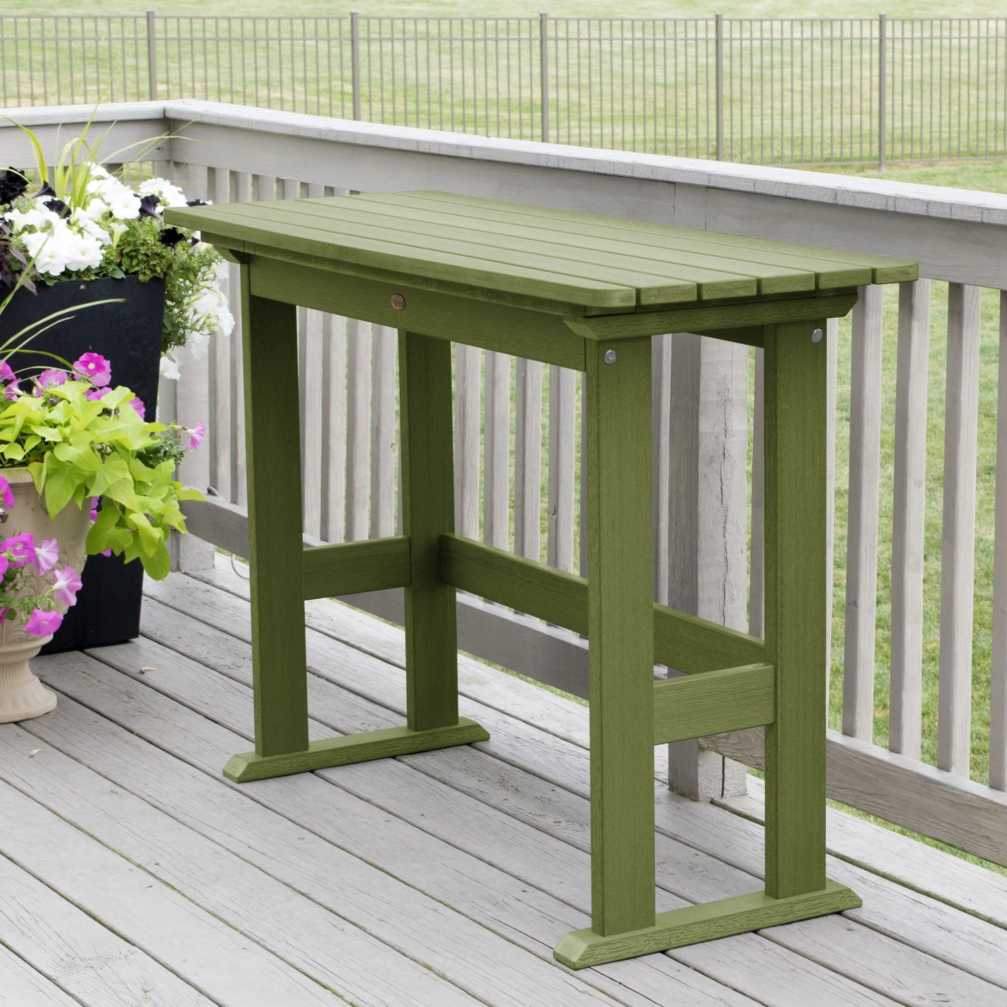 Refurbished Lehigh Counter Height Balcony Table - Image 50