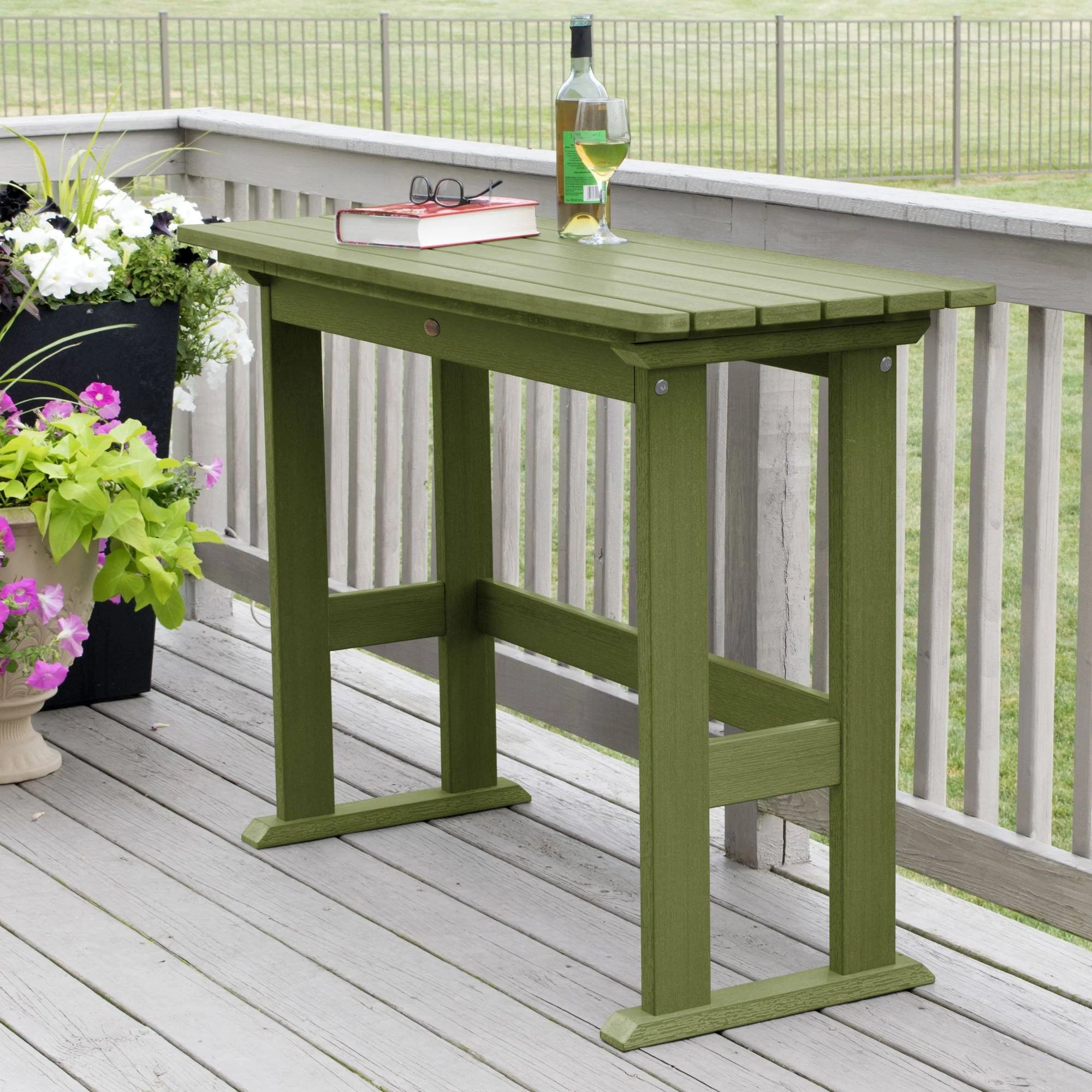 Refurbished Lehigh Counter Height Balcony Table - Image 51