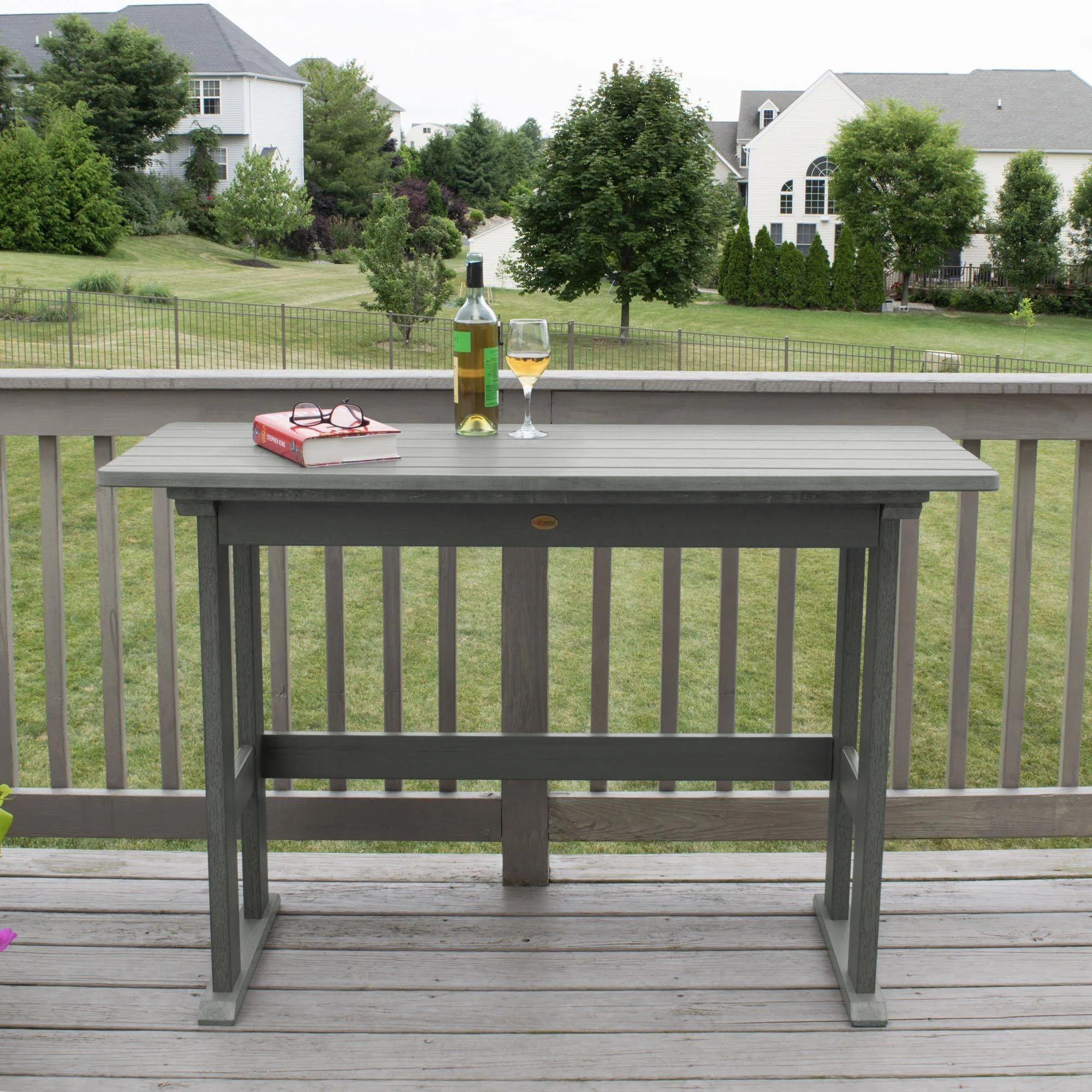 Refurbished Lehigh Counter Height Balcony Table - Image 61