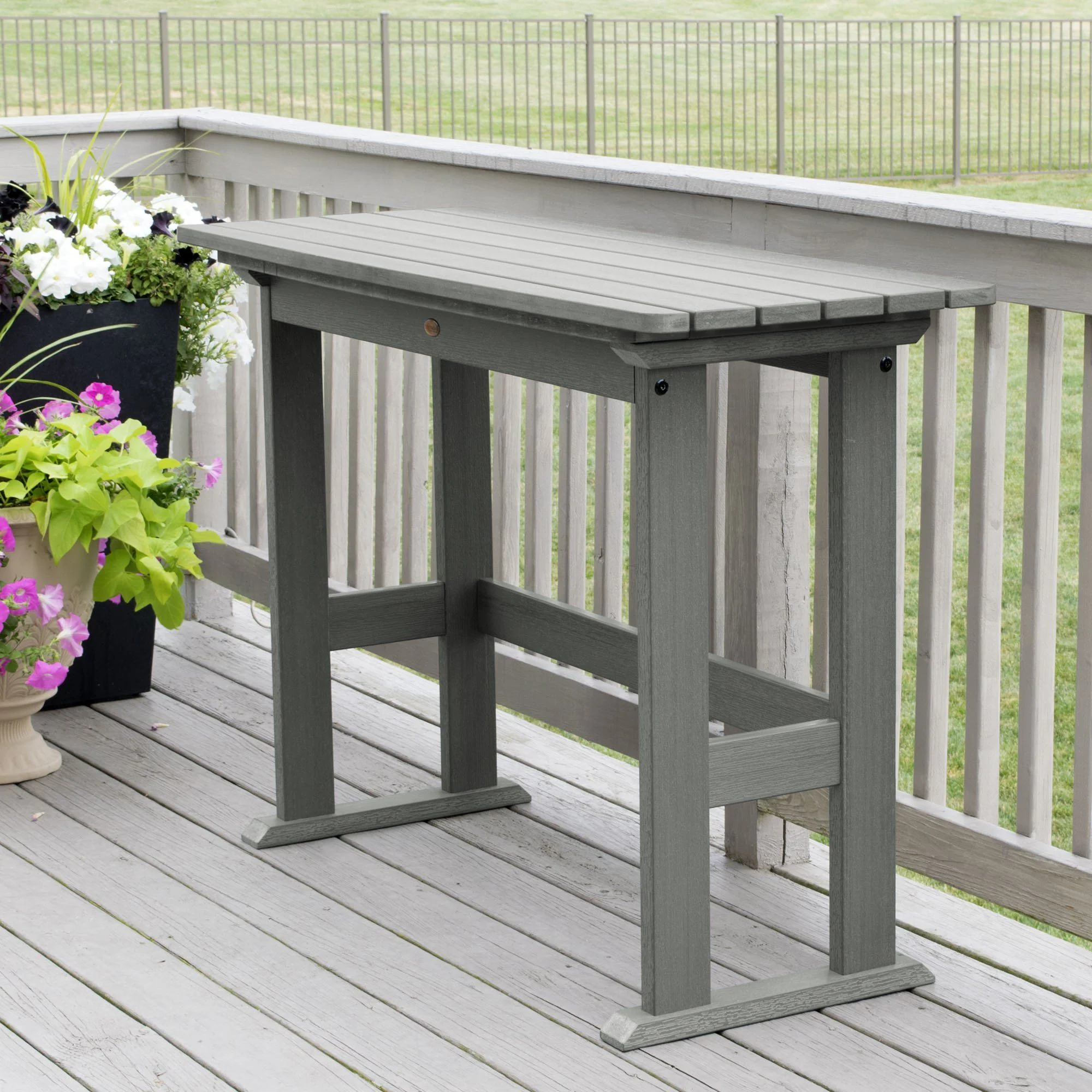Refurbished Lehigh Counter Height Balcony Table - Image 62
