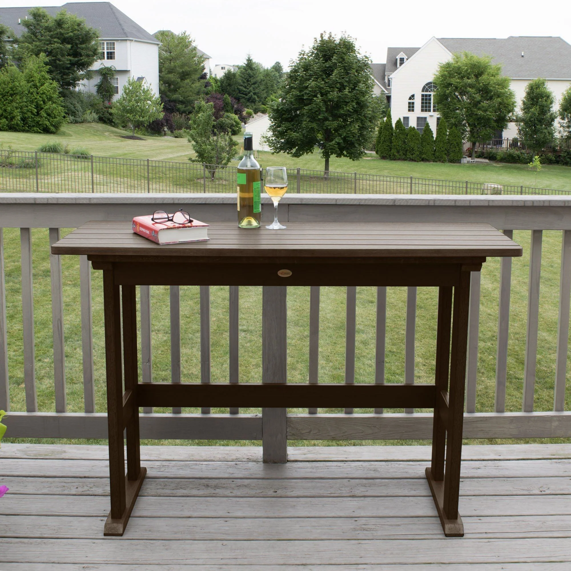 Refurbished Lehigh Counter Height Balcony Table - Image 67
