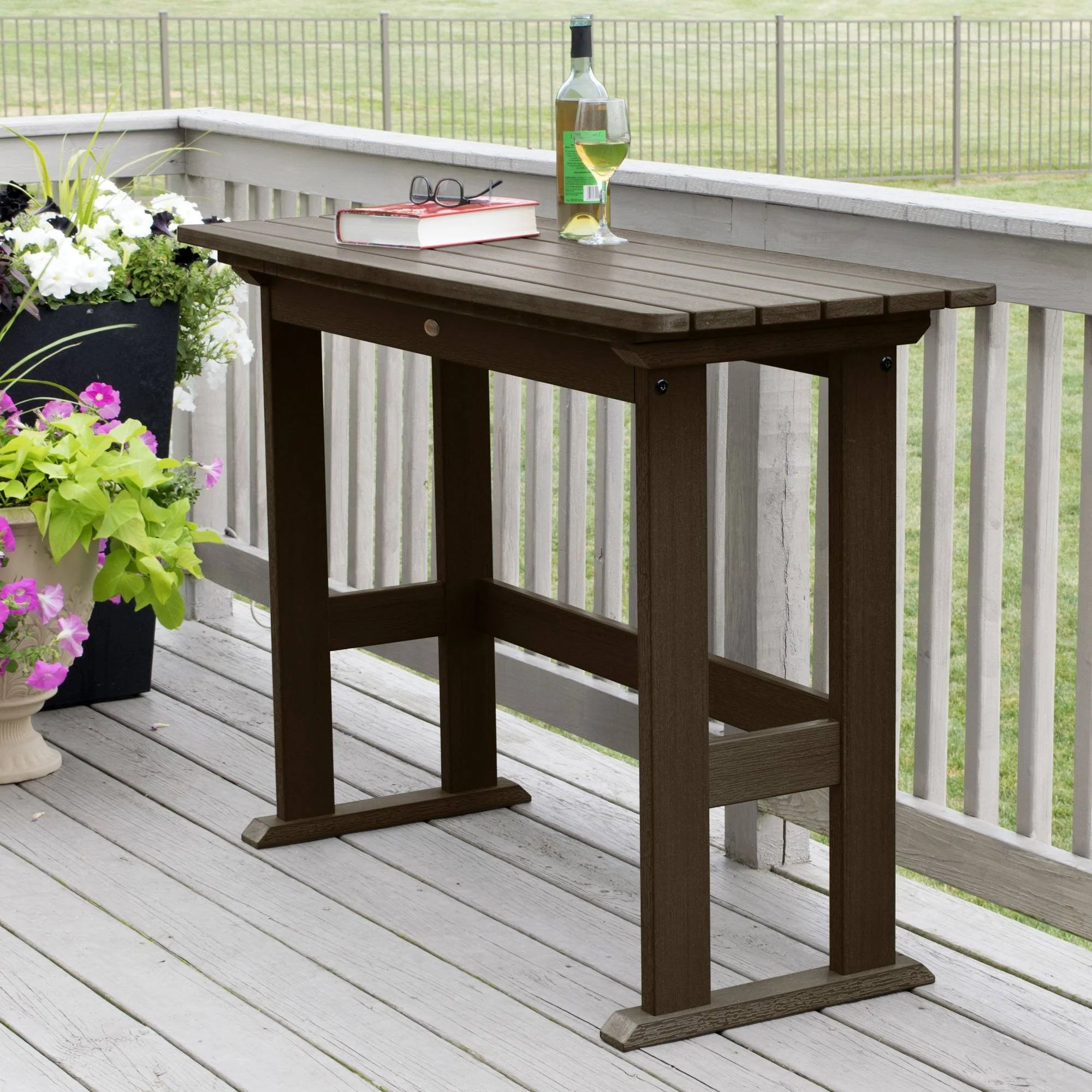 Refurbished Lehigh Counter Height Balcony Table - Image 69