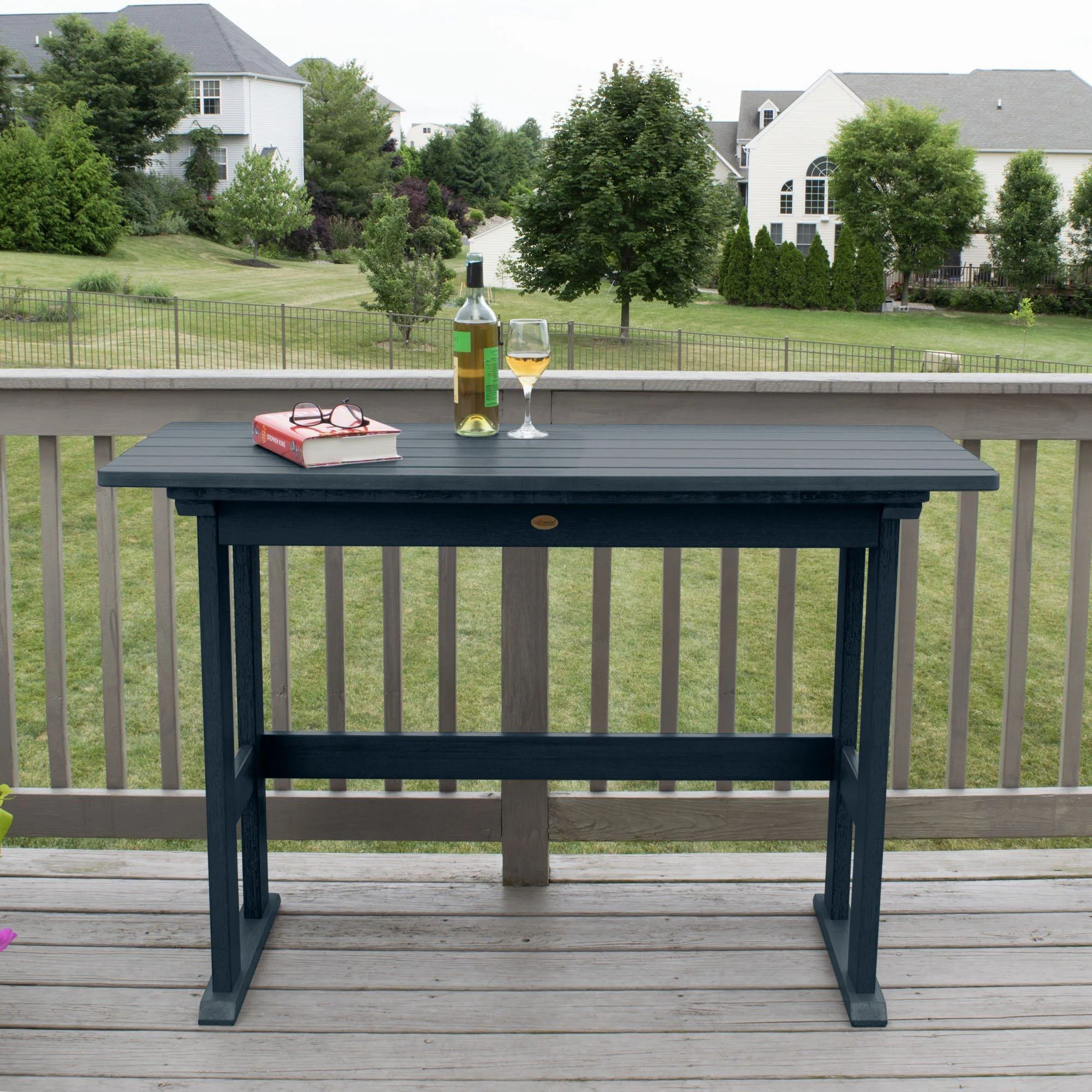 Refurbished Lehigh Counter Height Balcony Table - Image 74