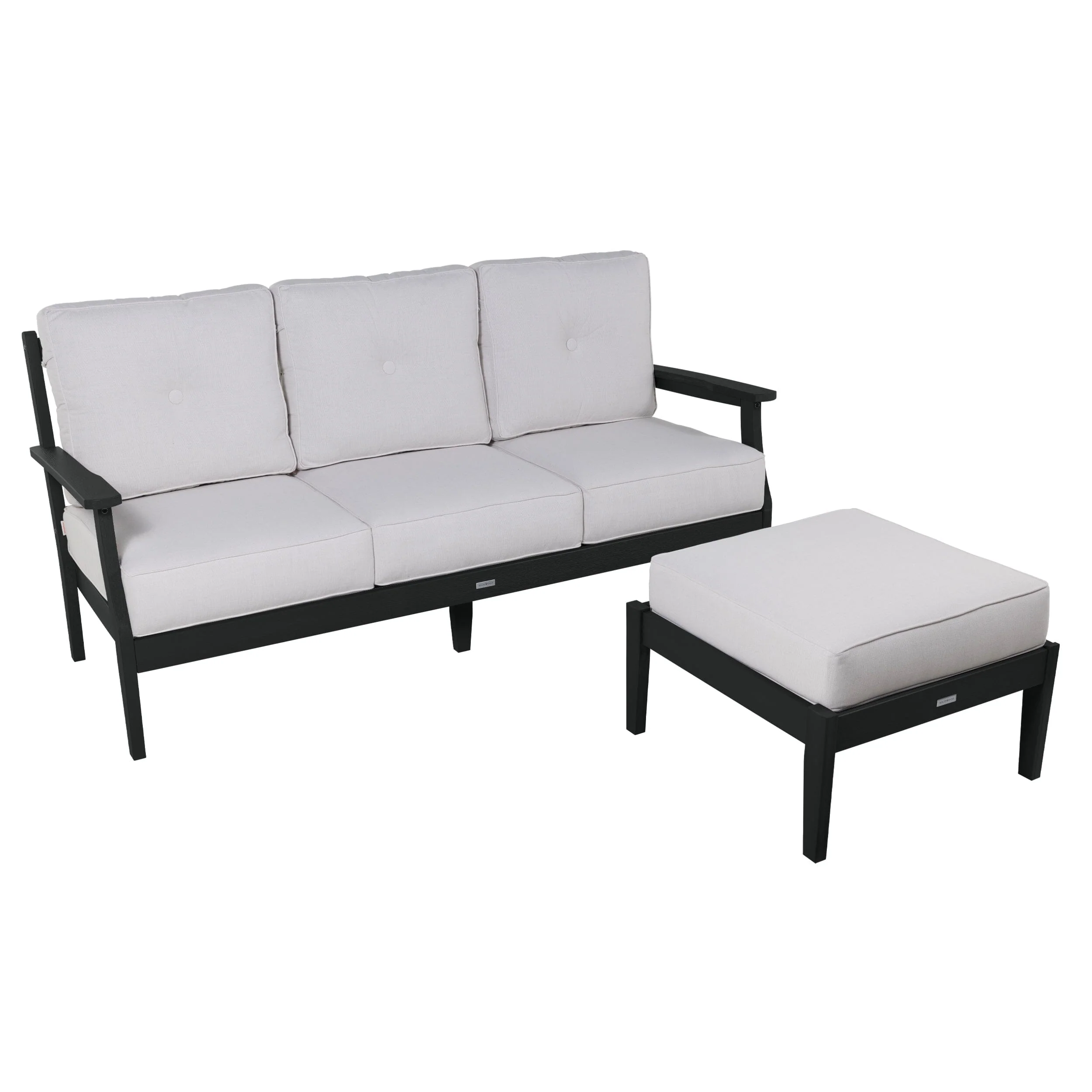 Lehigh Deep Seating 2 Piece Couch and Ottoman Set - Image 12