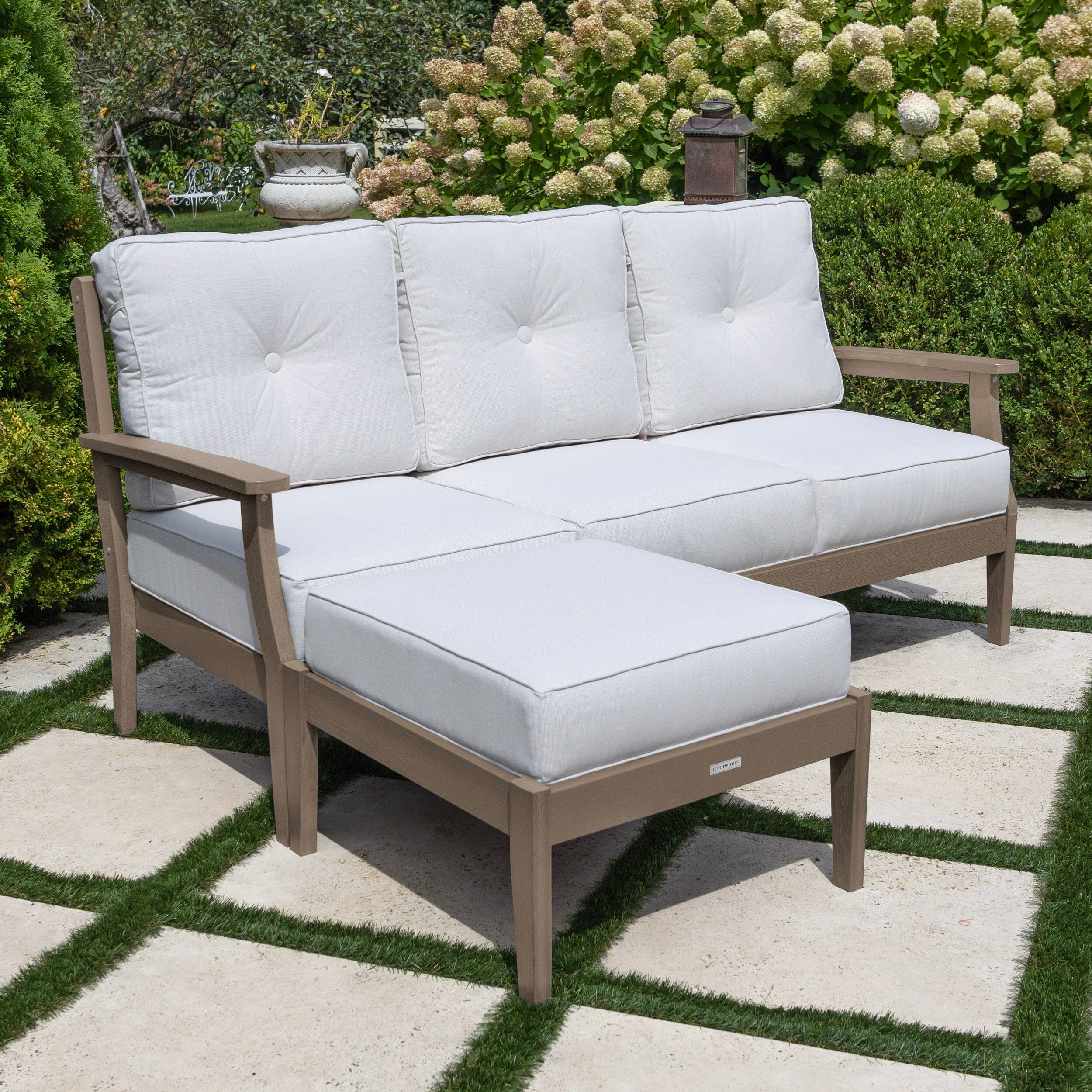 Lehigh Deep Seating 2 Piece Couch and Ottoman Set - Image 18