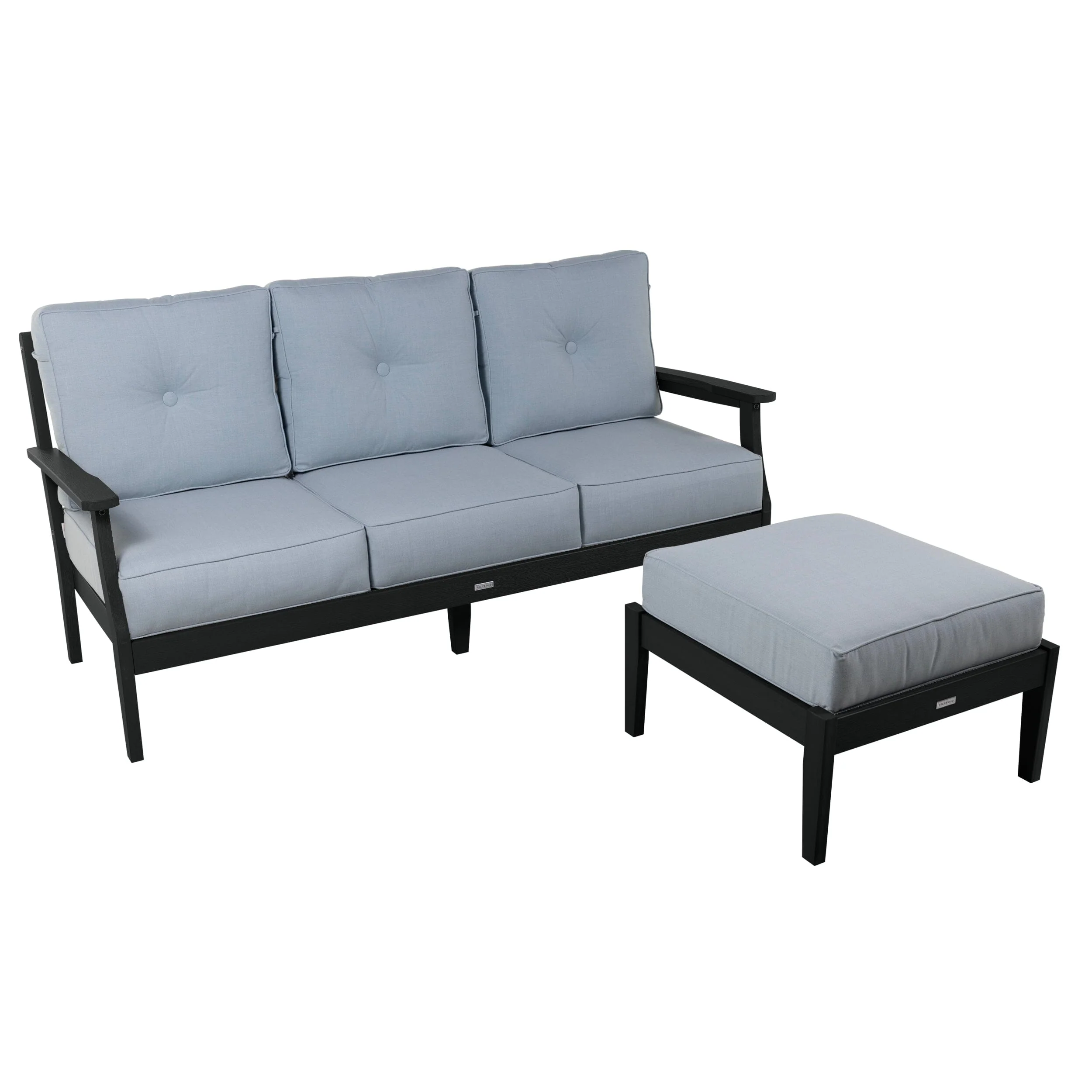 Lehigh Deep Seating 2 Piece Couch and Ottoman Set - Image 25