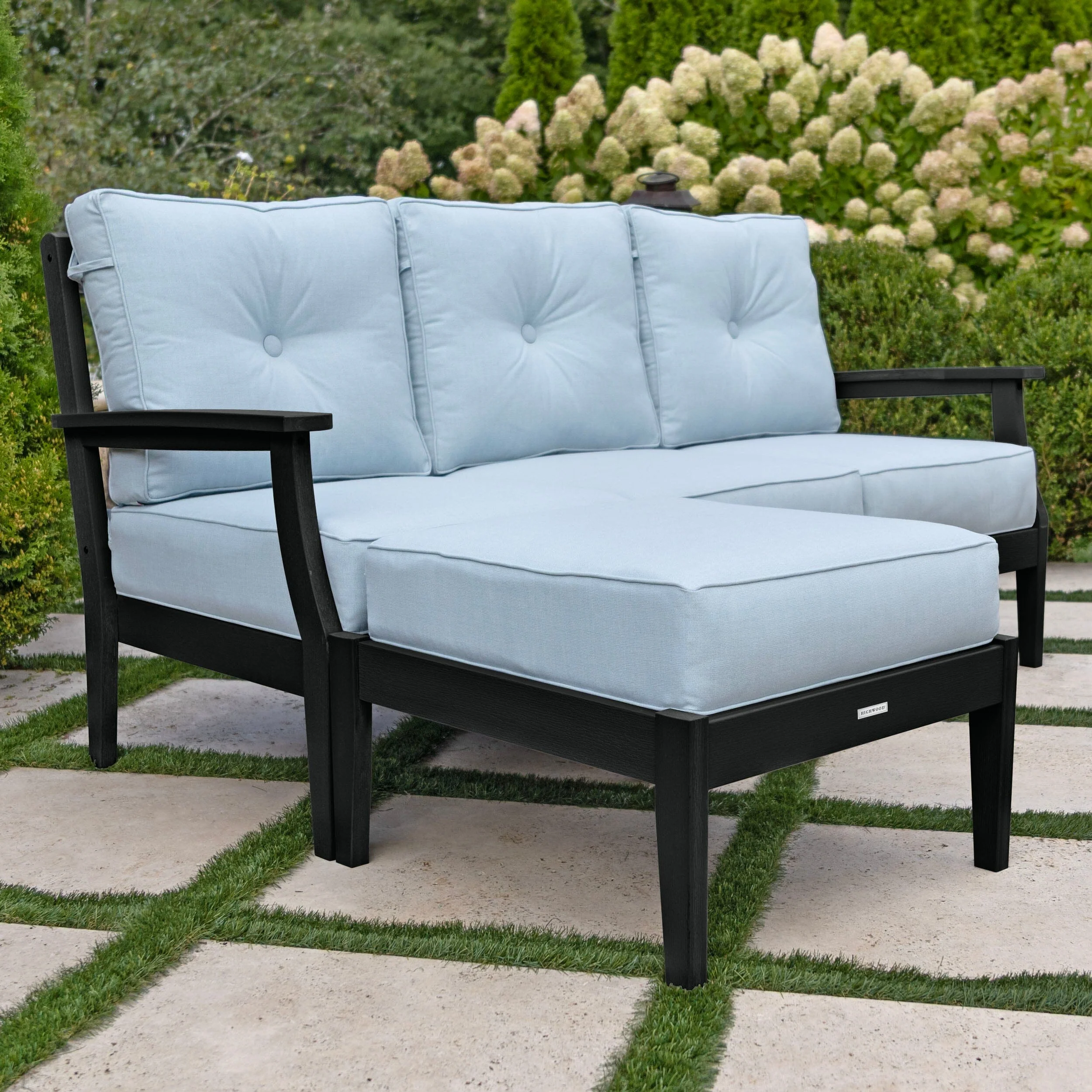 Lehigh Deep Seating 2 Piece Couch and Ottoman Set - Image 27