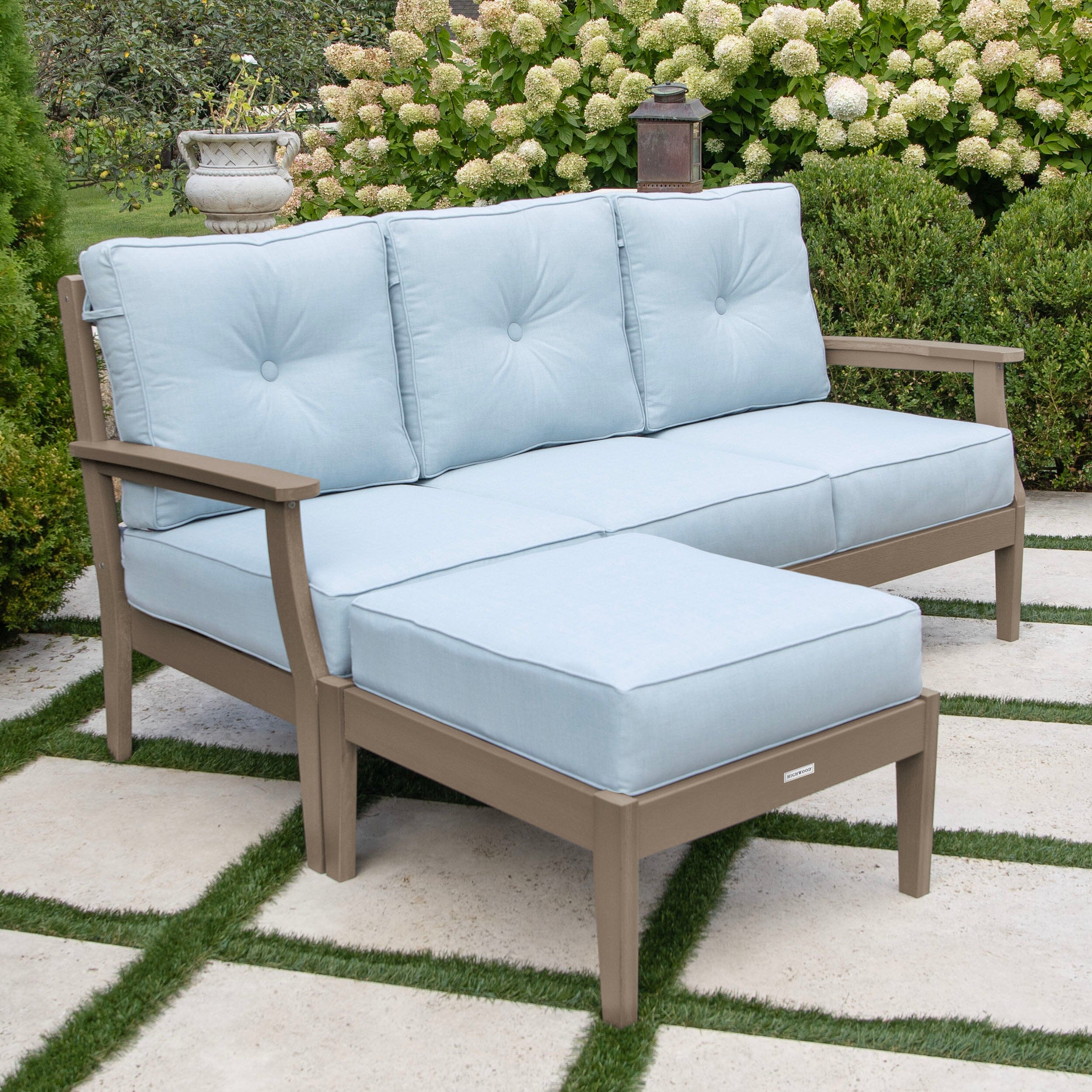 Lehigh Deep Seating 2 Piece Couch and Ottoman Set - Image 30