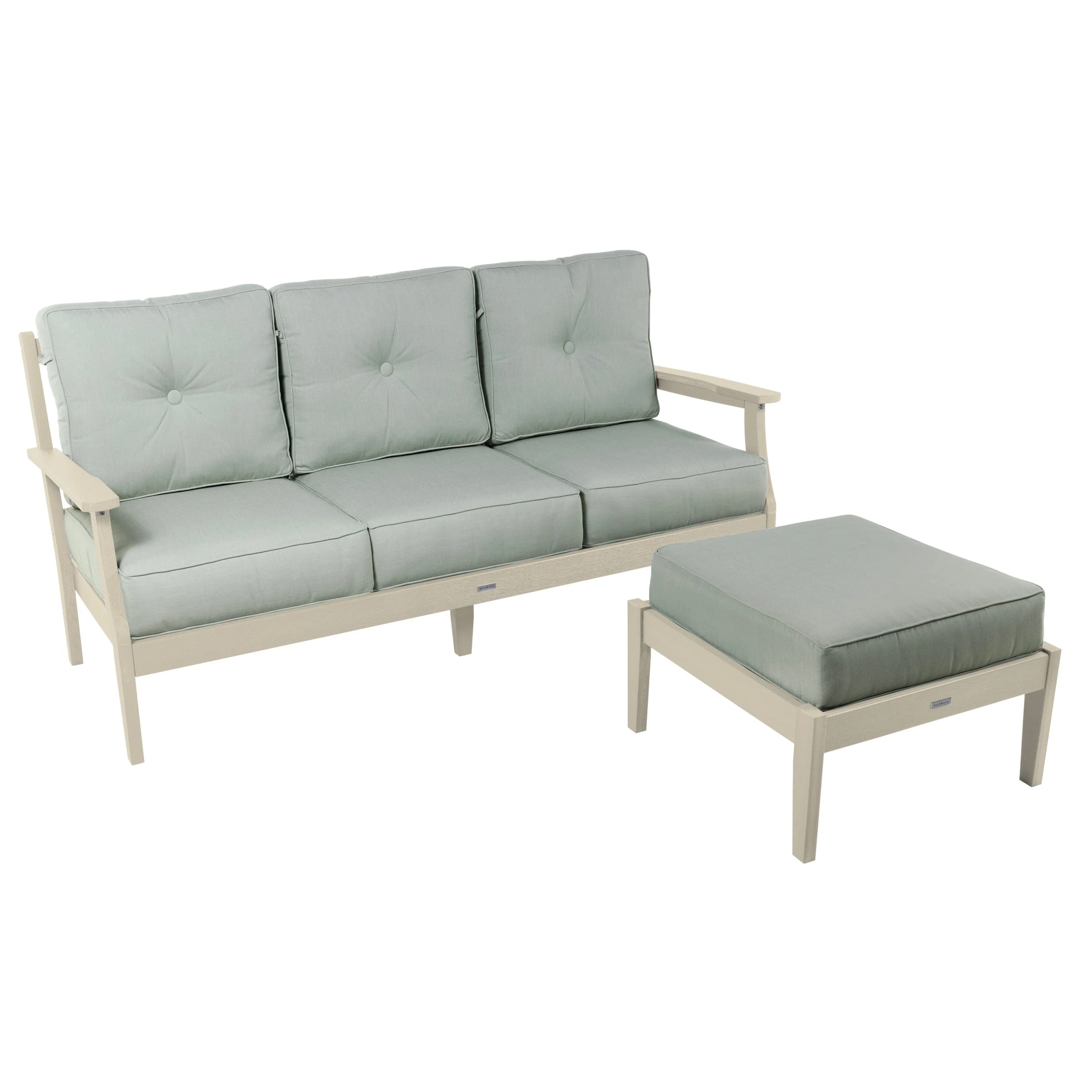 Lehigh Deep Seating 2 Piece Couch and Ottoman Set - Image 31