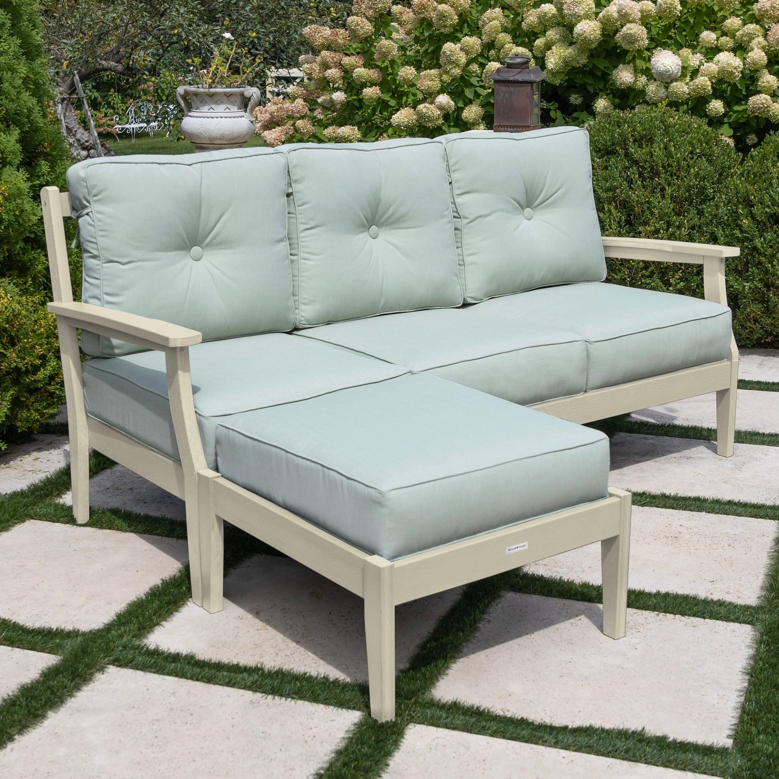 Lehigh Deep Seating 2 Piece Couch and Ottoman Set - Image 33