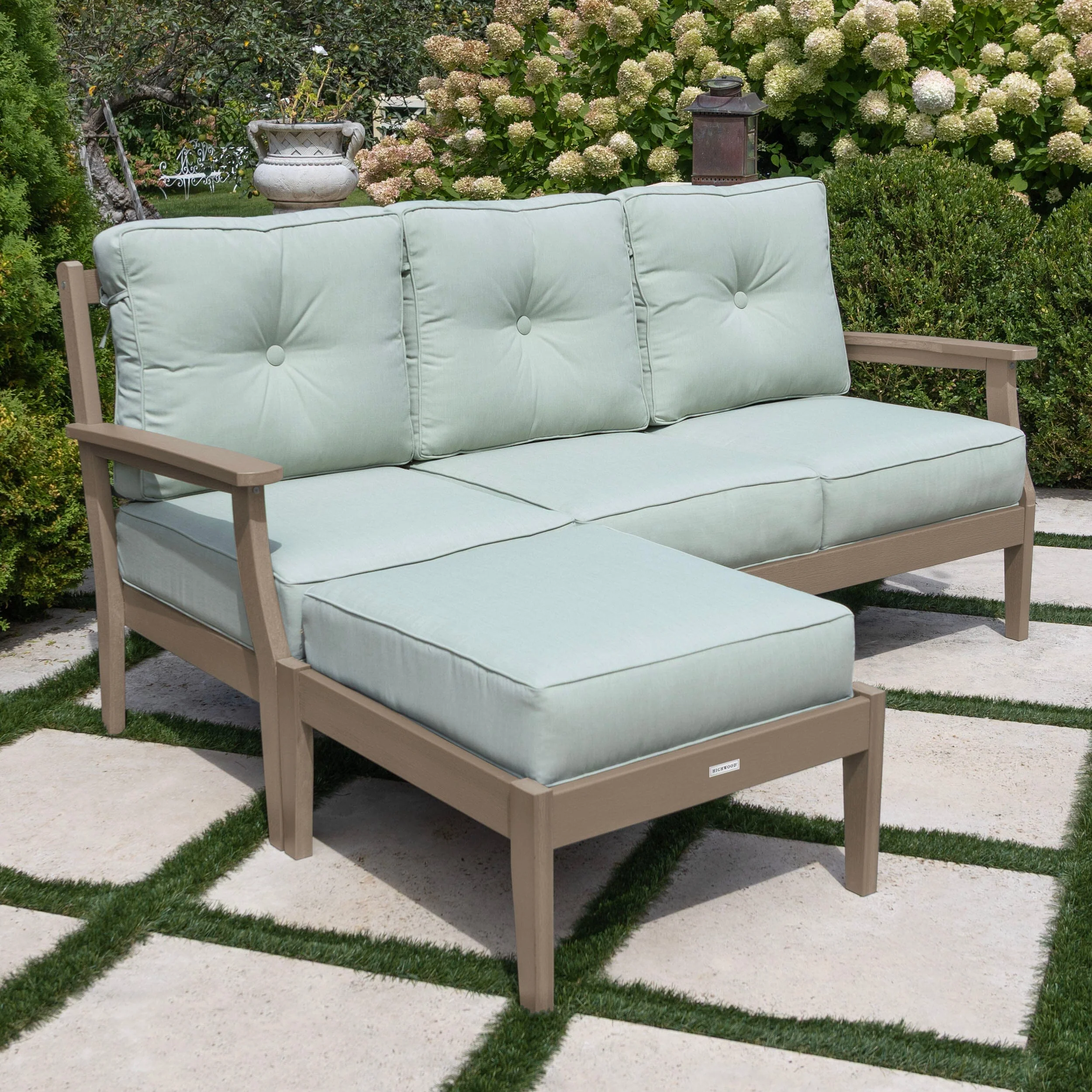 Lehigh Deep Seating 2 Piece Couch and Ottoman Set - Image 36