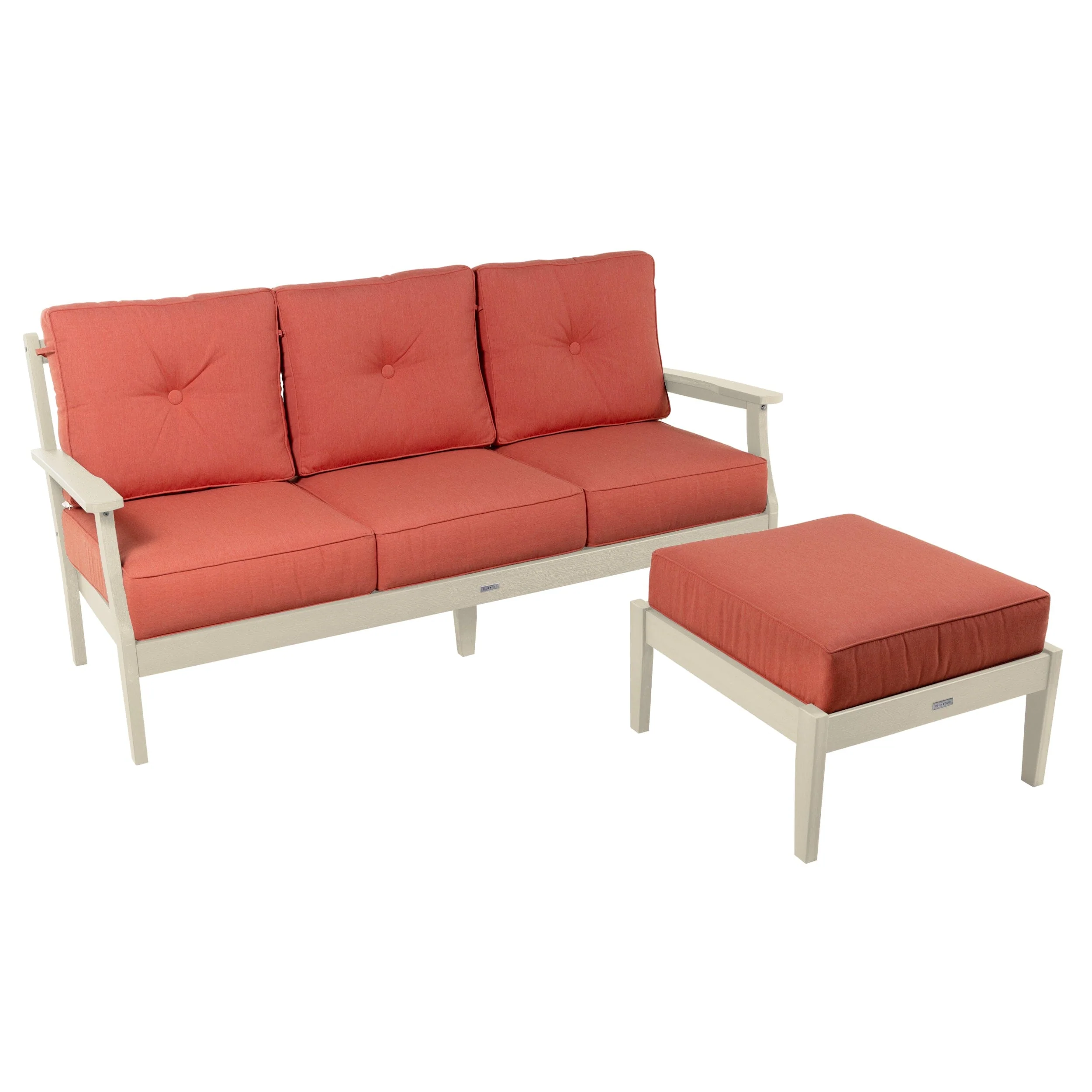 Lehigh Deep Seating 2 Piece Couch and Ottoman Set - Image 43