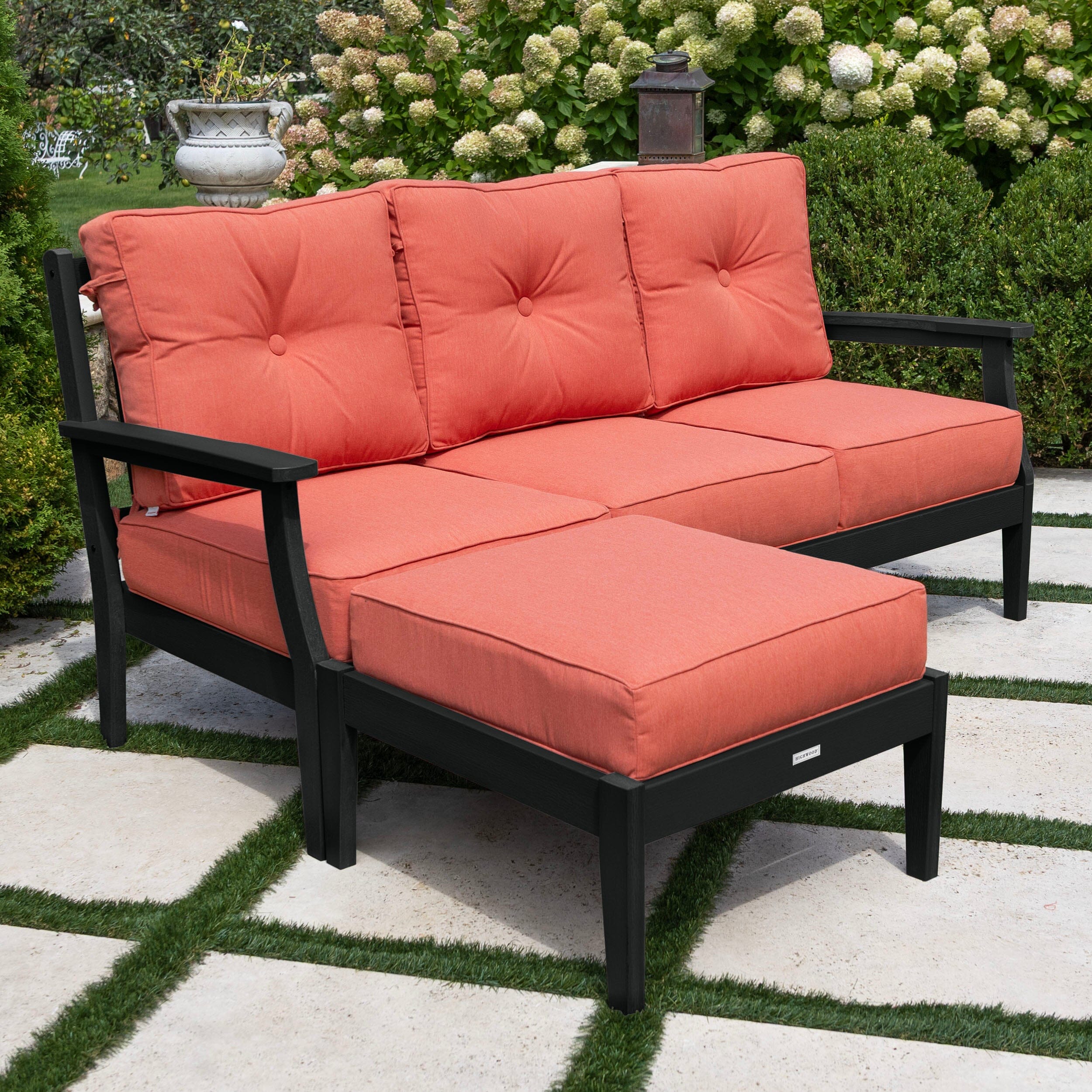 Lehigh Deep Seating 2 Piece Couch and Ottoman Set - Image 48