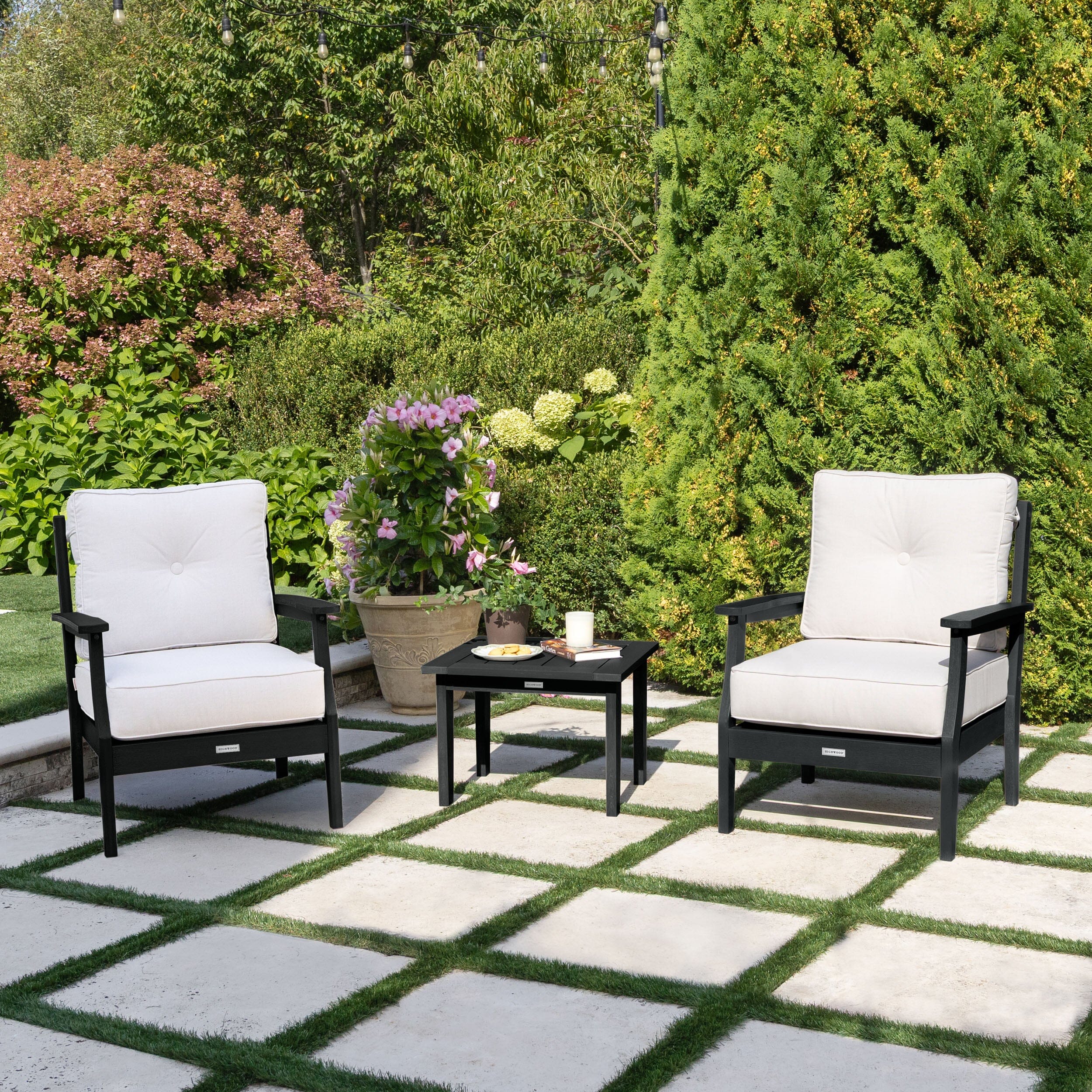 Lehigh Deep Seating 3 Piece Chair and Side Table Set - Image 10