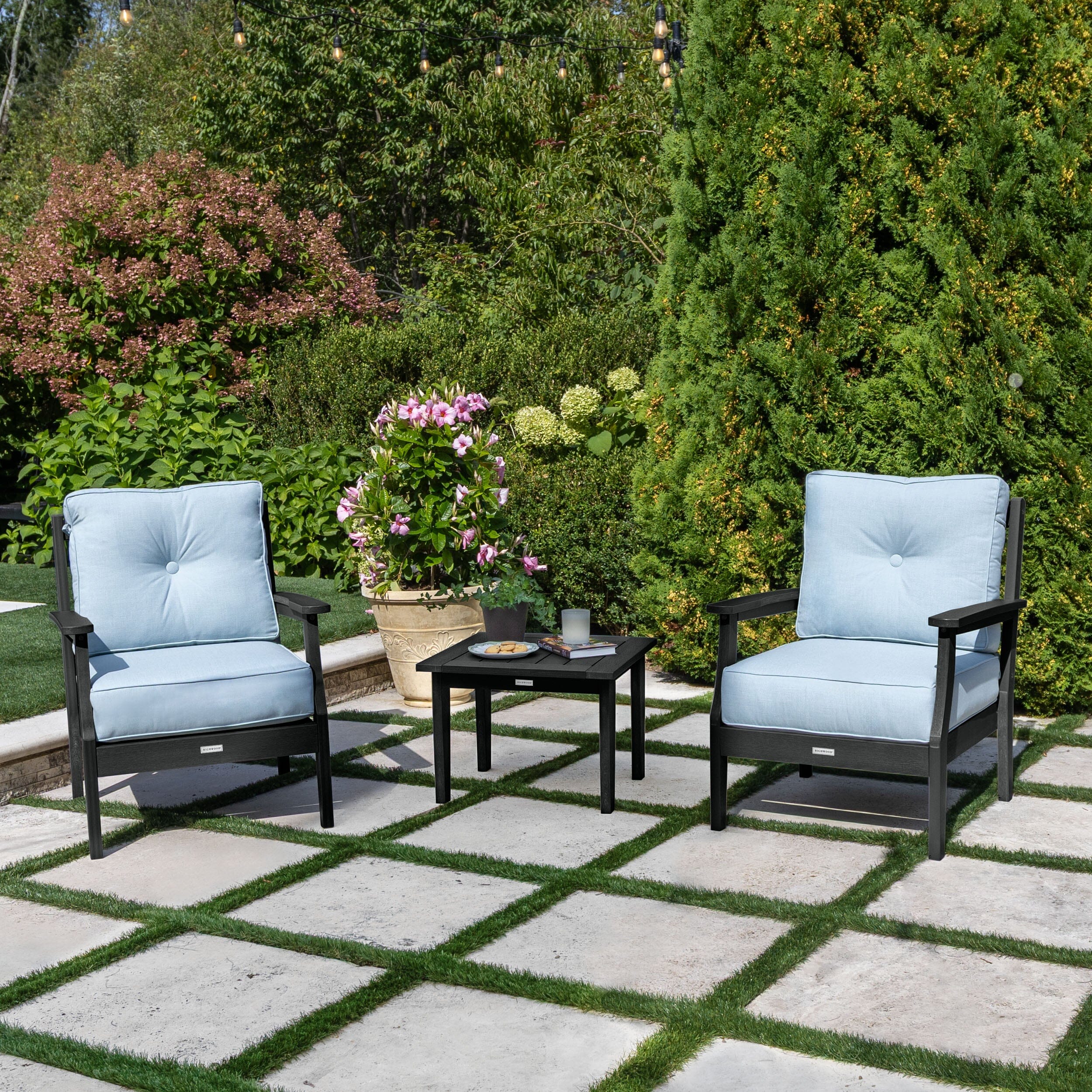 Lehigh Deep Seating 3 Piece Chair and Side Table Set - Image 20