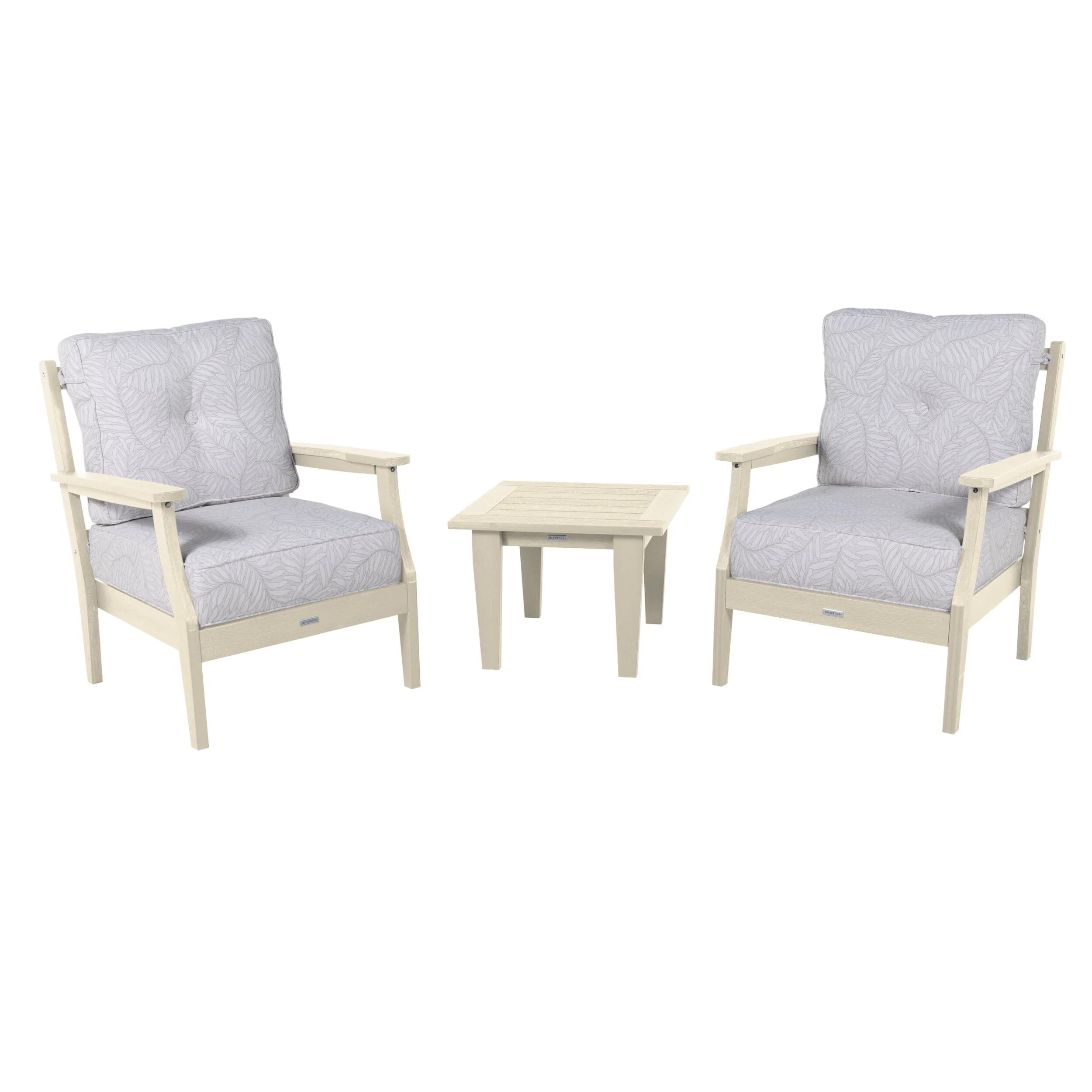 Lehigh Deep Seating 3 Piece Chair and Side Table Set - Image 3