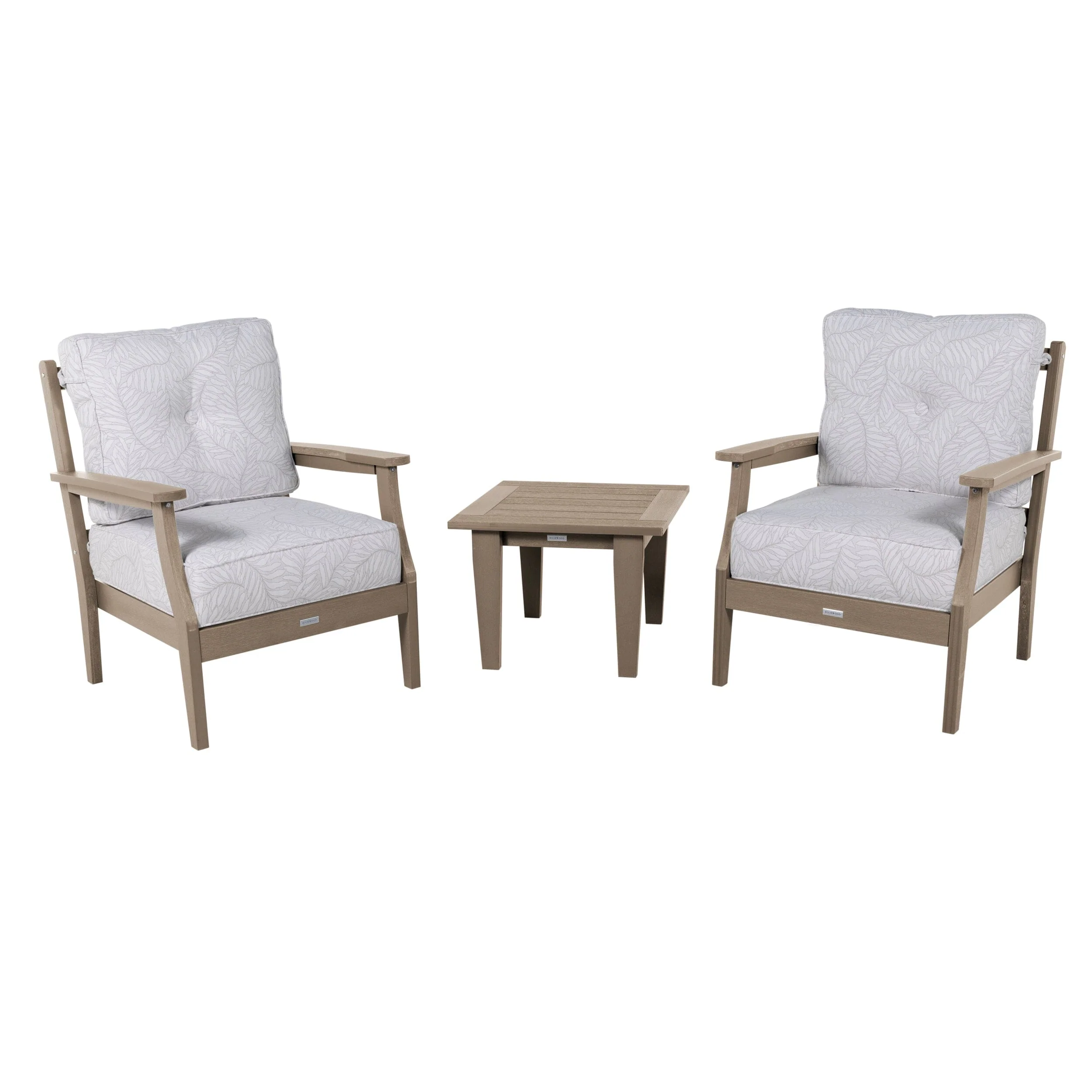 Lehigh Deep Seating 3 Piece Chair and Side Table Set - Image 5