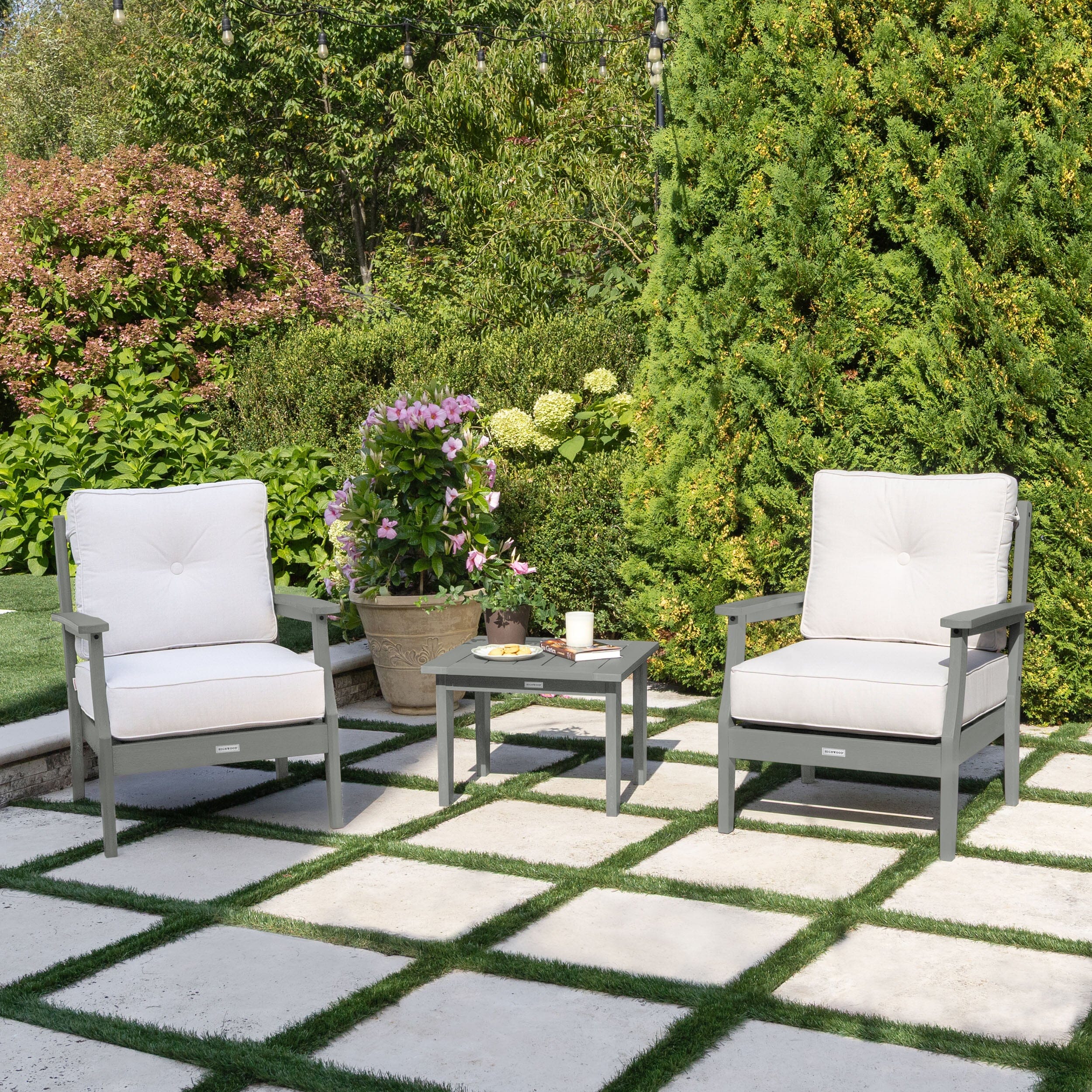 Lehigh Deep Seating 3 Piece Chair and Side Table Set - Image 8