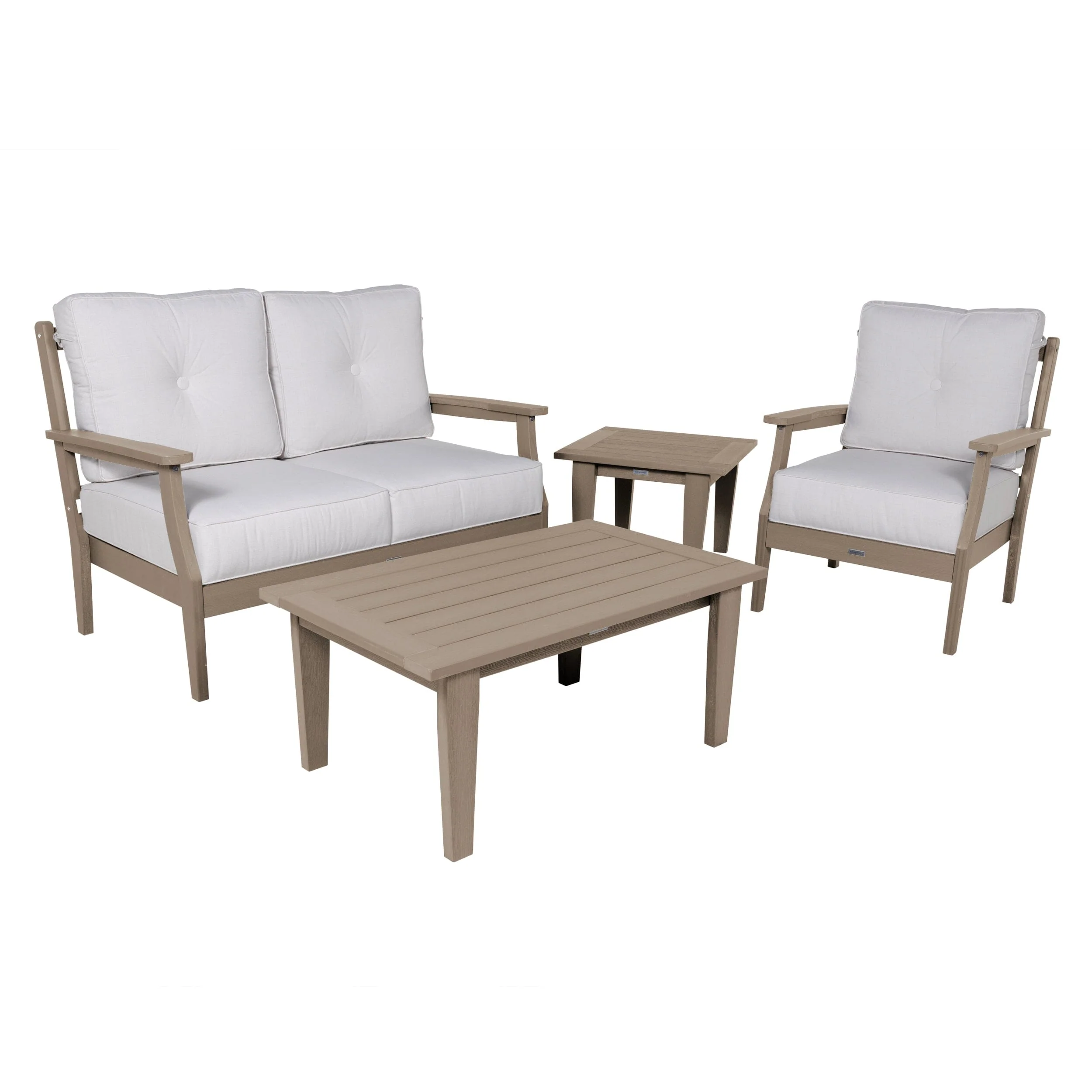 Lehigh Deep Seating 4 Piece Loveseat and Chair Set - Image 11