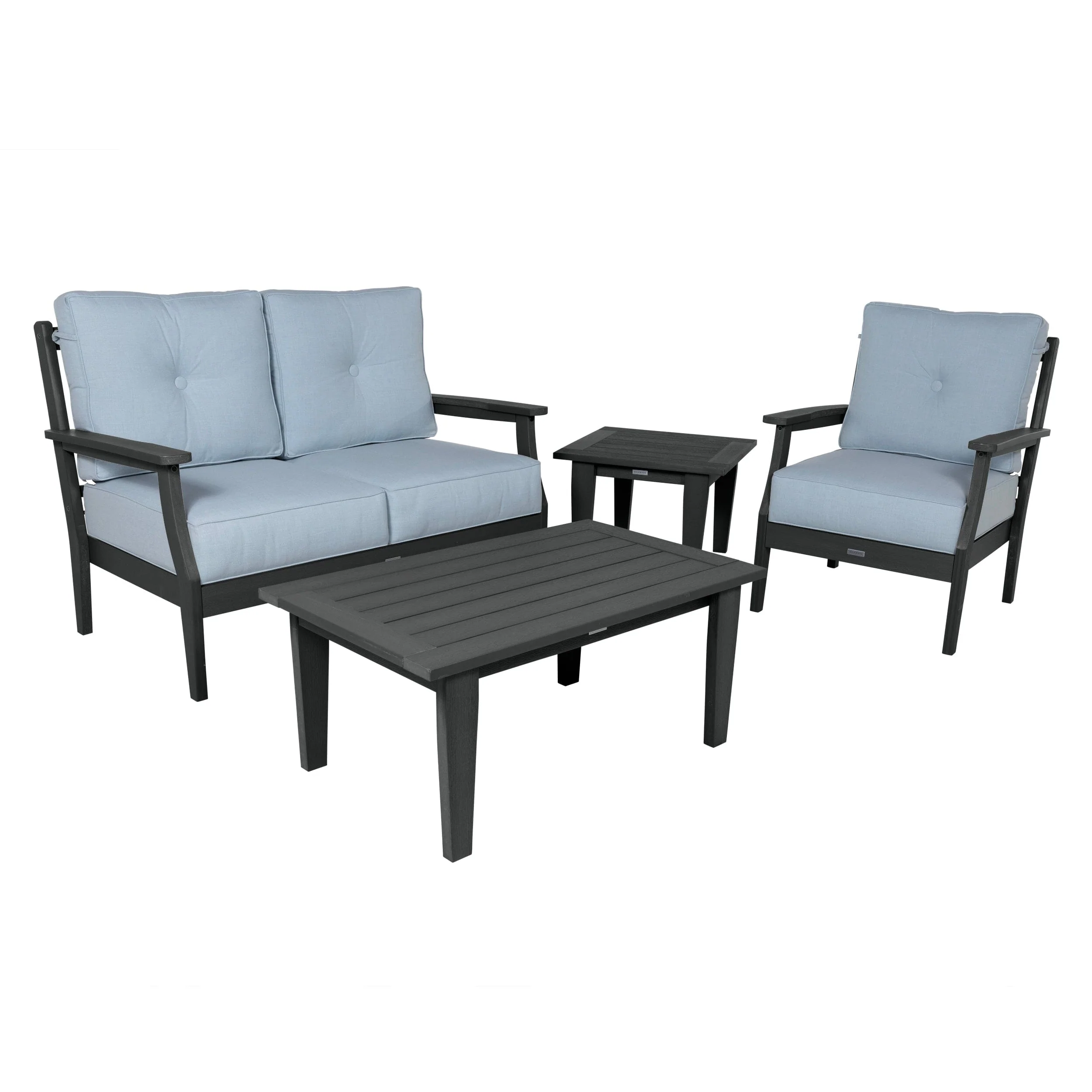 Lehigh Deep Seating 4 Piece Loveseat and Chair Set - Image 17